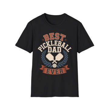 Best Pickleball Dad Ever - Gift Tee for Fathers