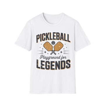 Pickleball Playground for Legends - Sporty Tee for Players