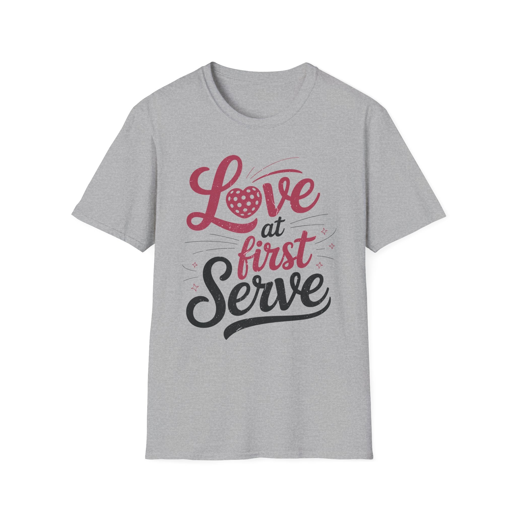 Love at First Serve - Pickleball Love T-Shirt