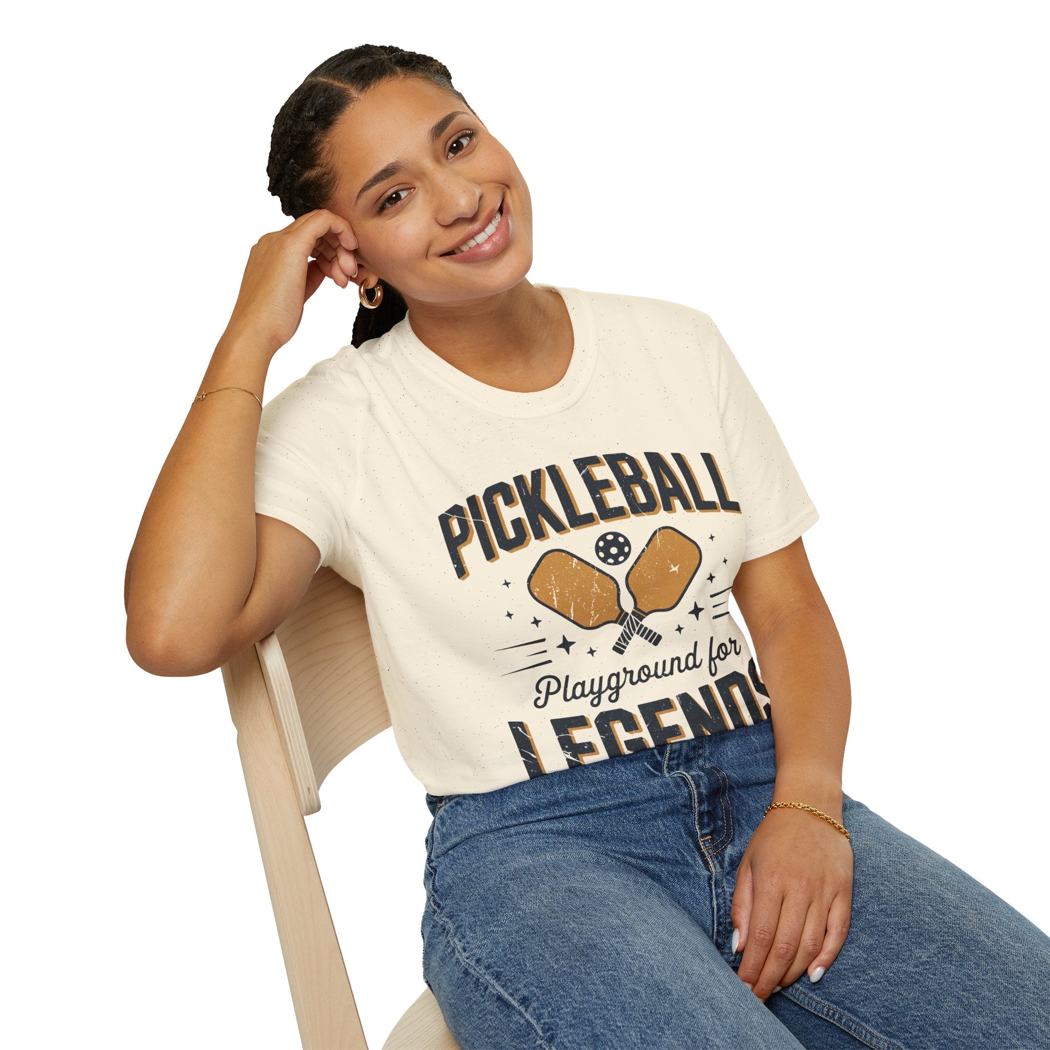 Pickleball Playground for Legends - Sporty Tee for Players