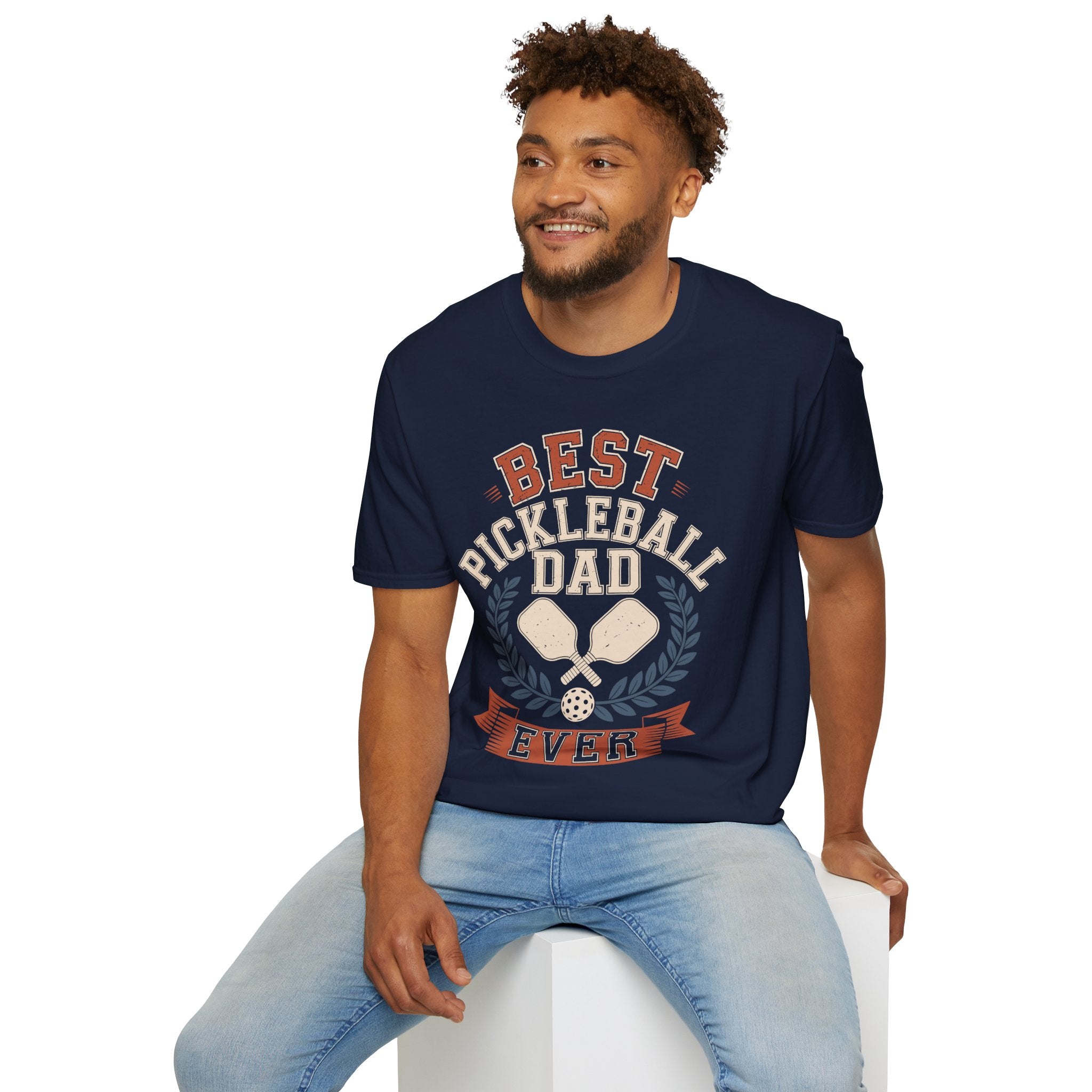Best Pickleball Dad Ever - Gift Tee for Fathers