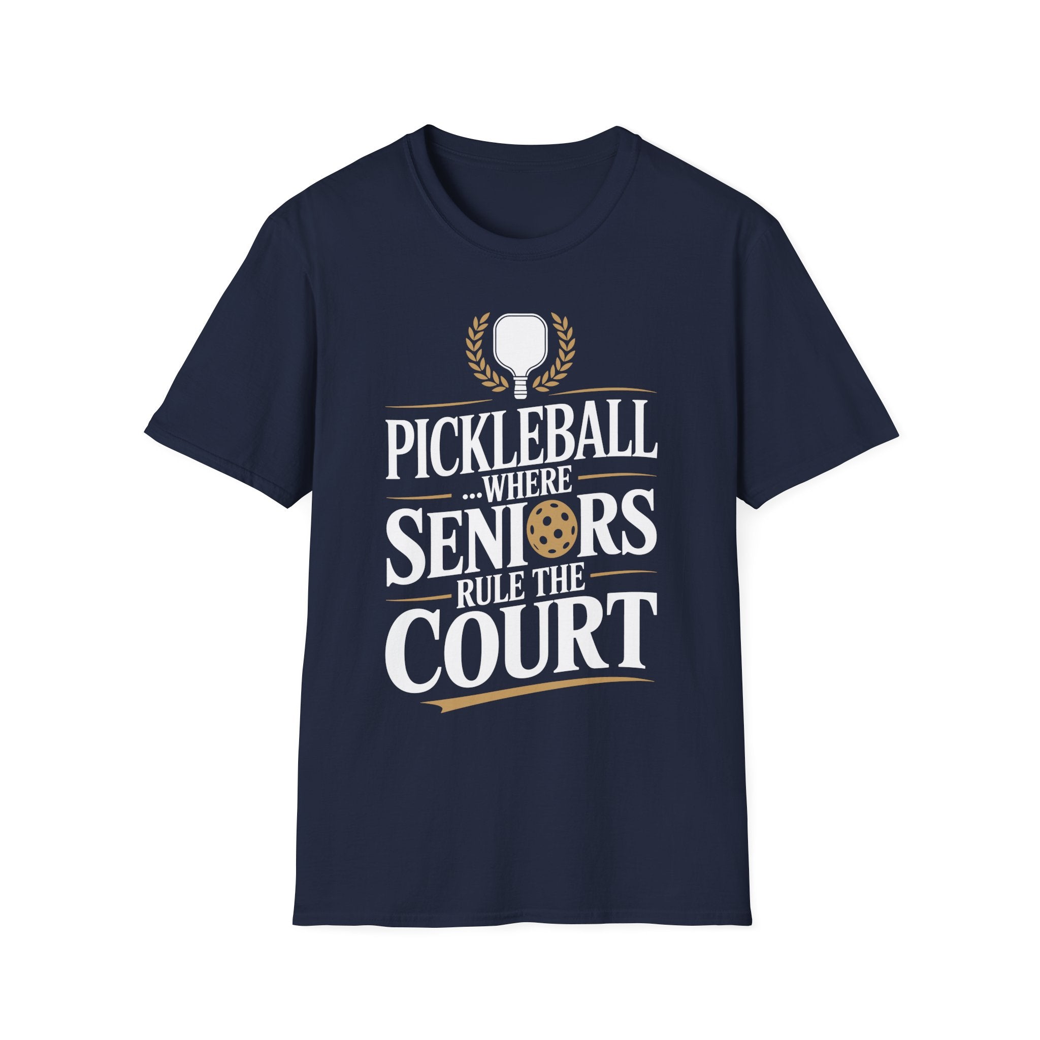 Pickleball Where Seniors Rule the Court - Sporty T-Shirt