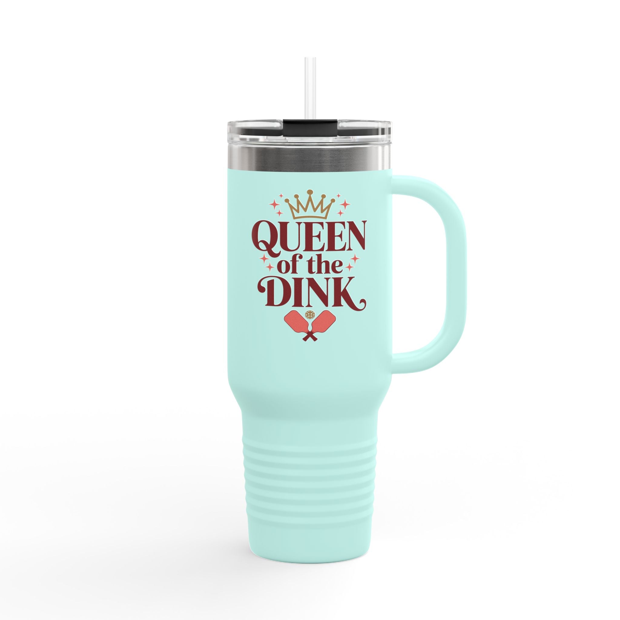 Queen of the dink Insulated Travel Mug, 40oz