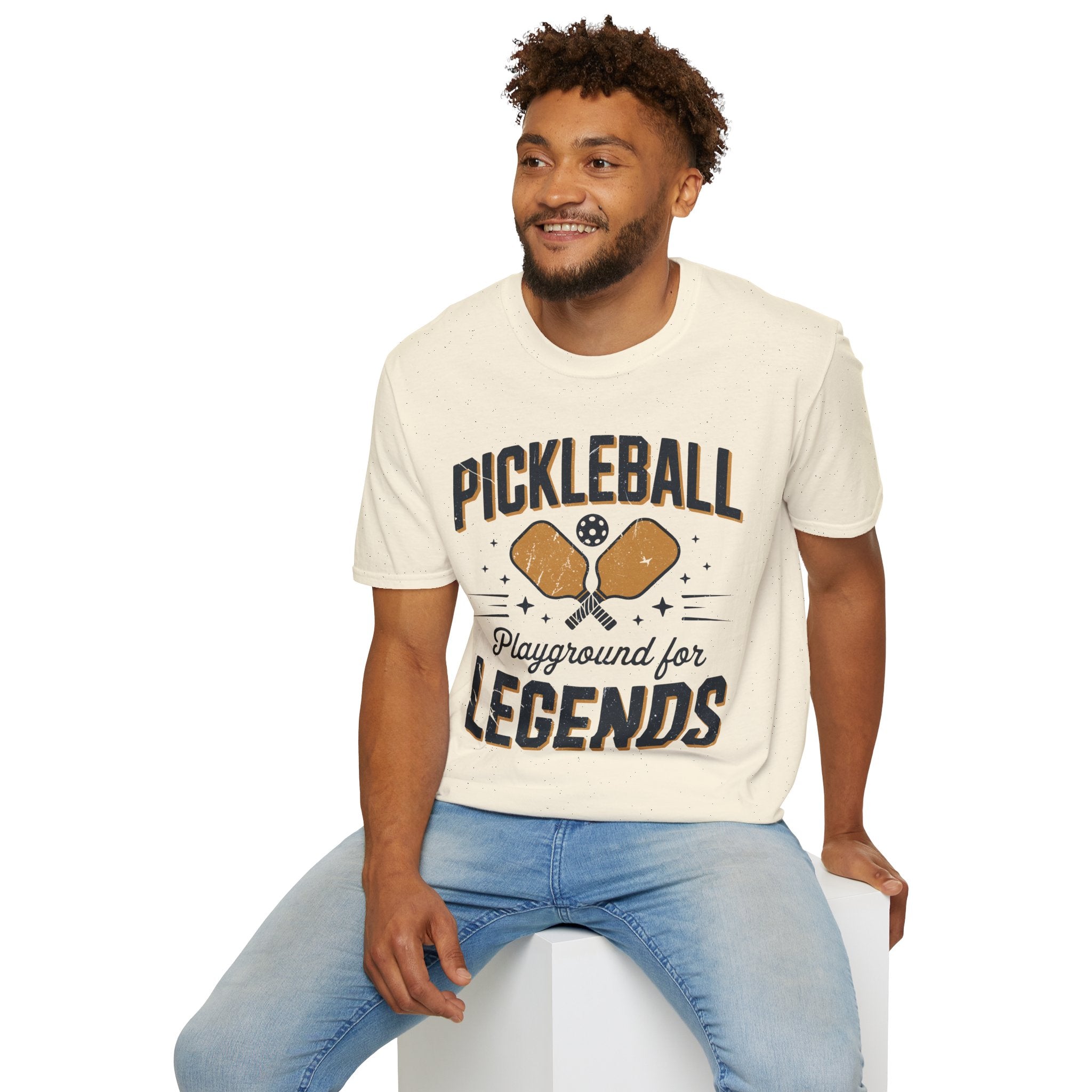 Pickleball Playground for Legends - Sporty Tee for Players