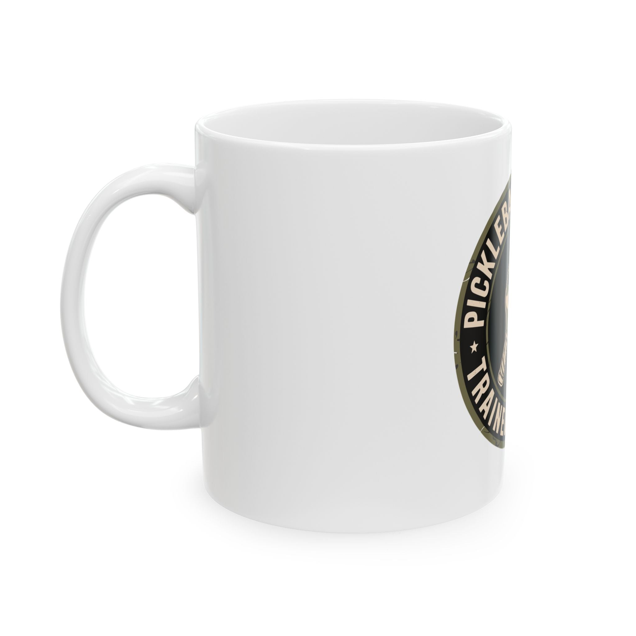 Pickleball Veteran Trained to Serve Ceramic Mug