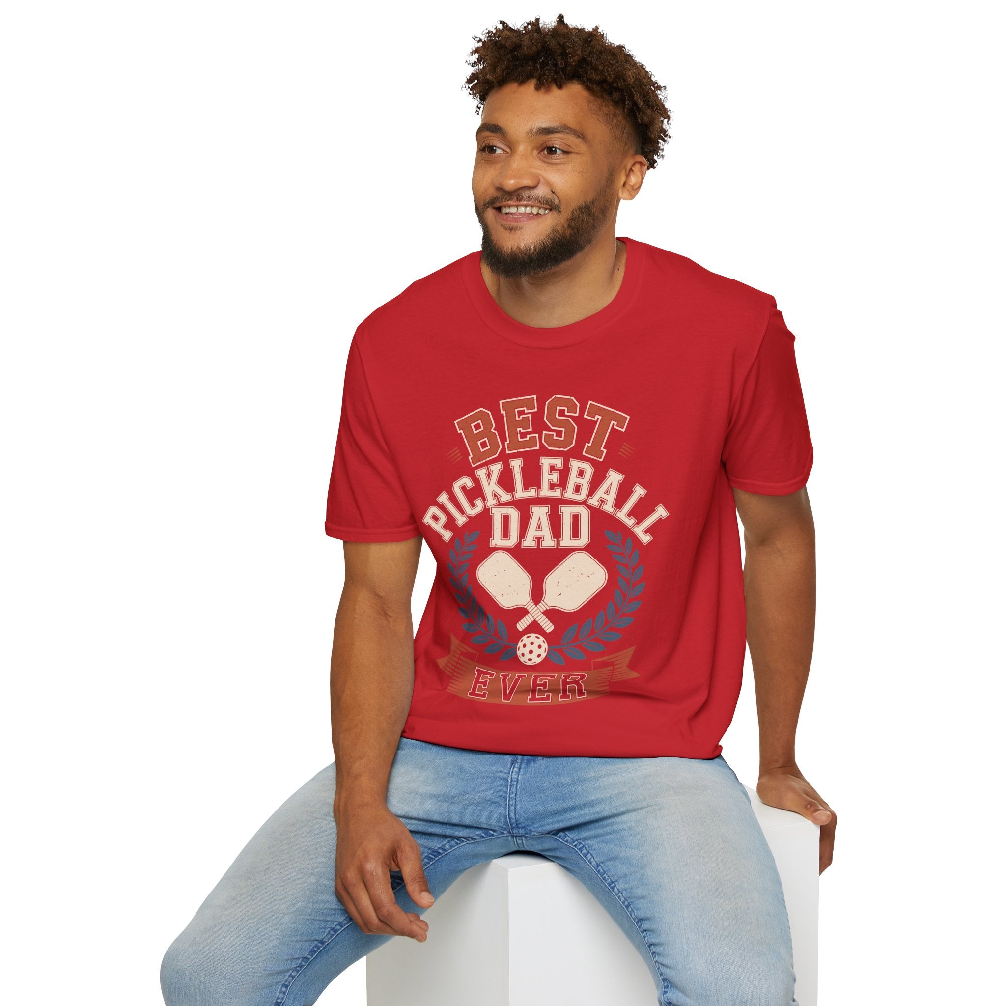 Best Pickleball Dad Ever - Gift Tee for Fathers