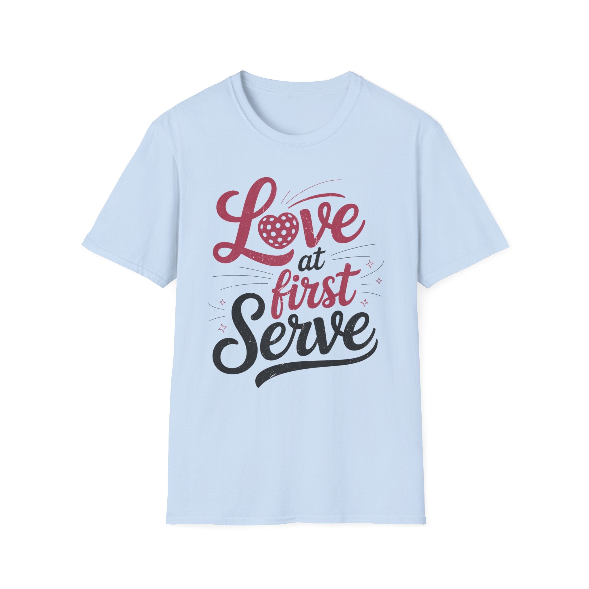 Love at First Serve - Pickleball Love T-Shirt