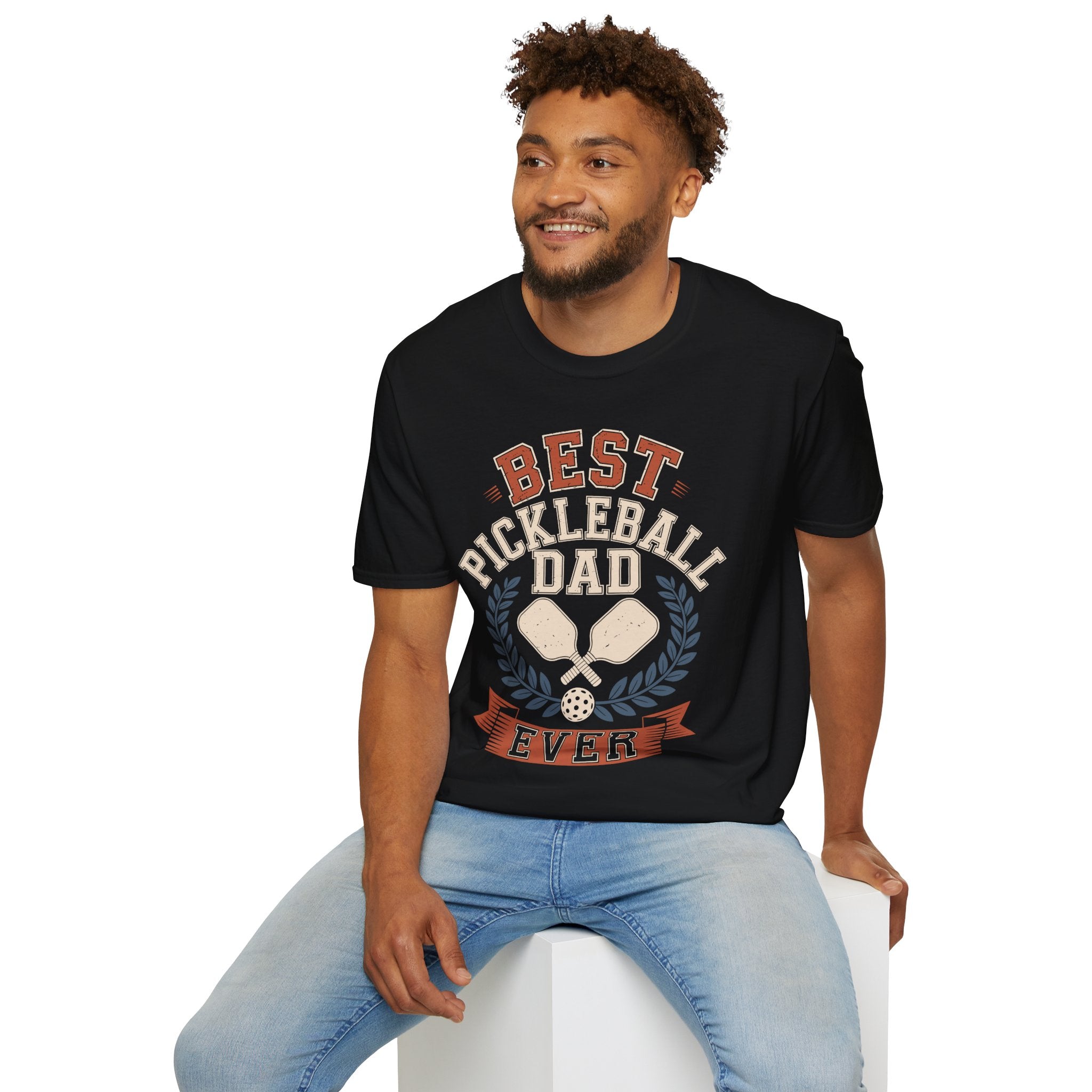 Best Pickleball Dad Ever - Gift Tee for Fathers