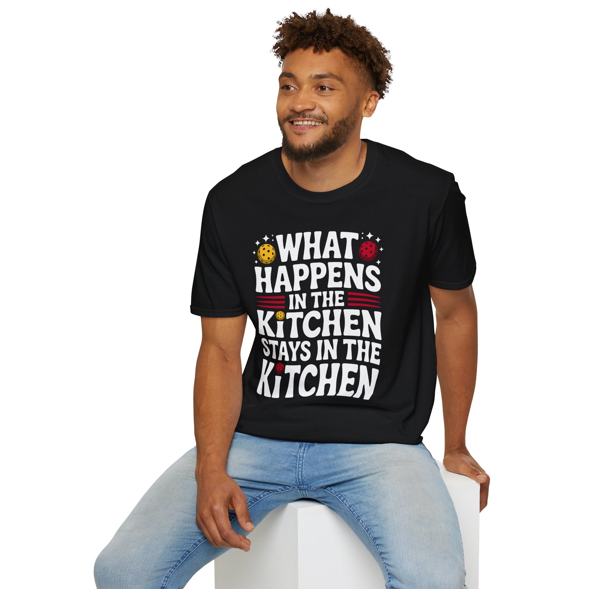 What happens in the Kitchen Stays in the kitchen - Pickleball Shirt