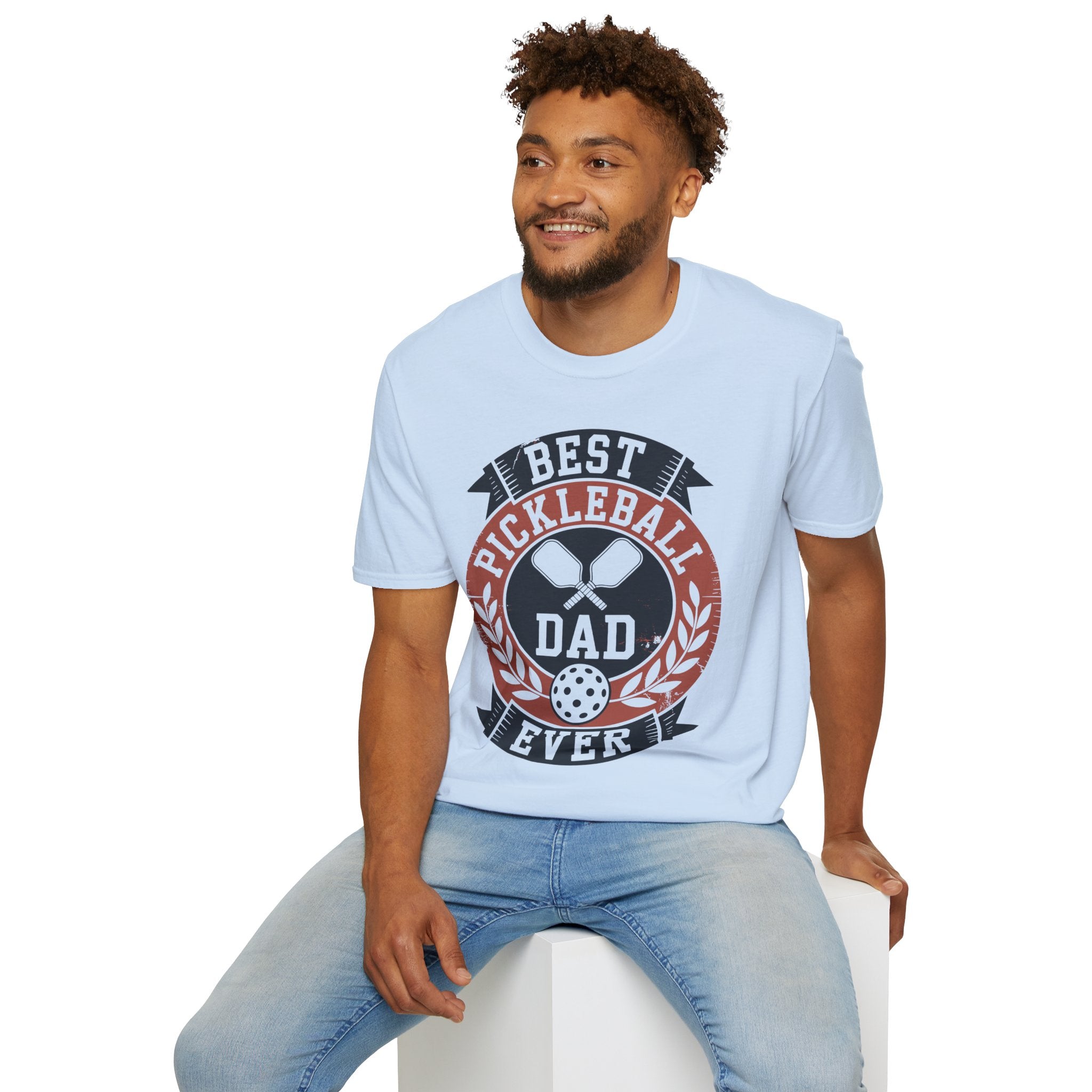 Best Pickleball Dad Ever - Gift Tee for Fathers