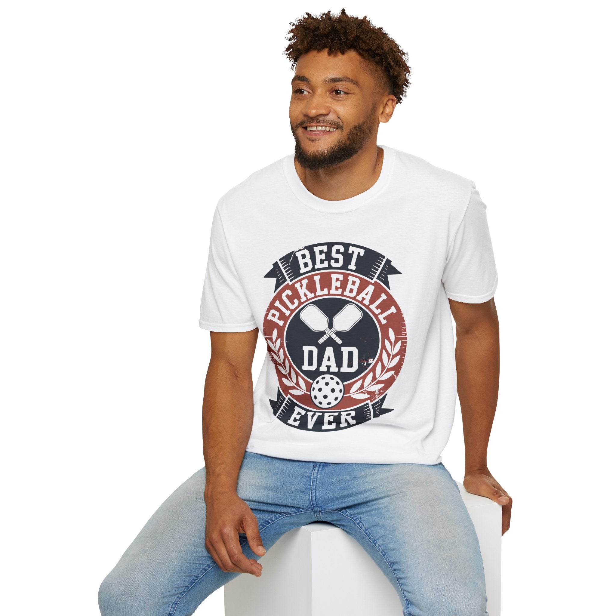 Best Pickleball Dad Ever - Gift Tee for Fathers