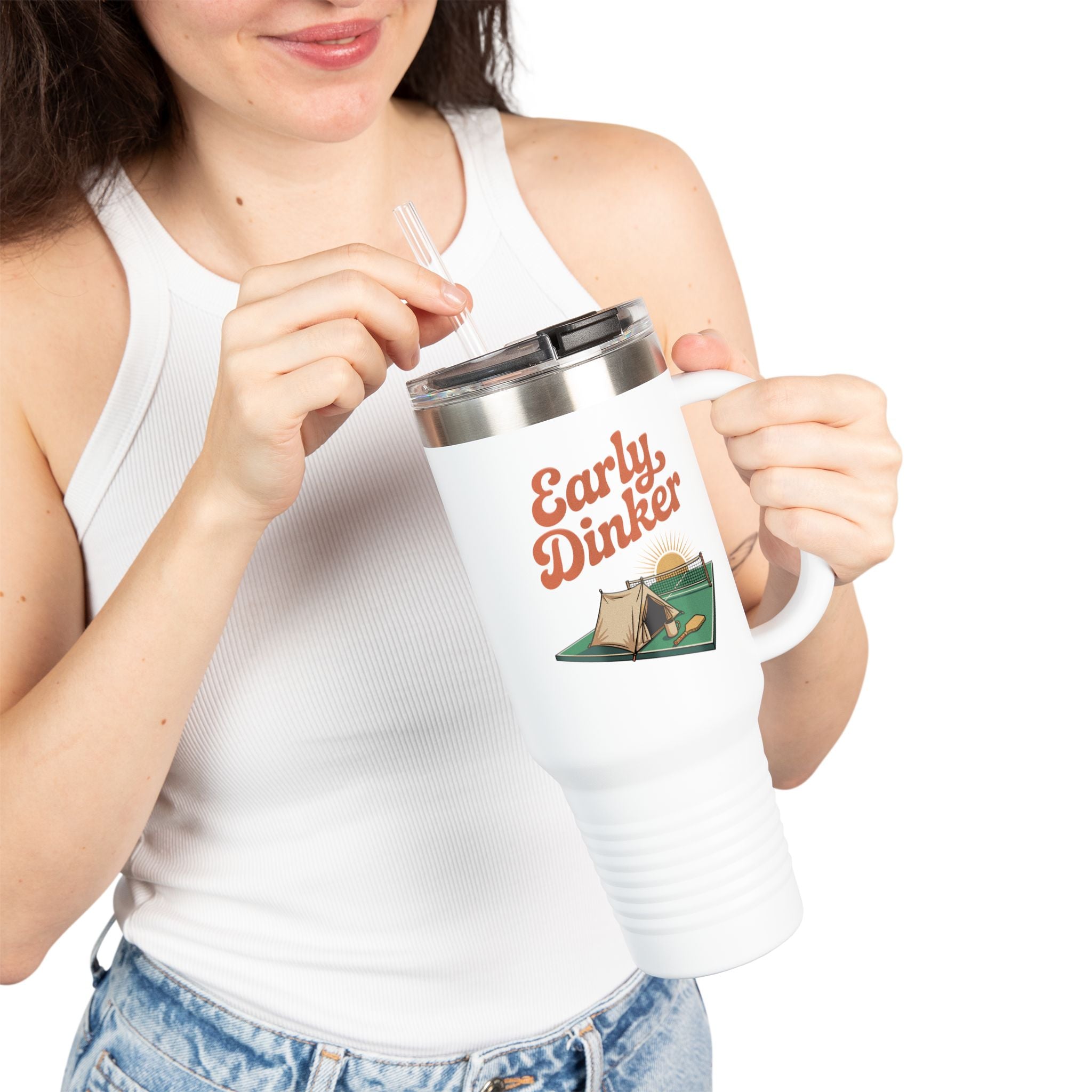 Early Dinker Insulated Travel Mug, 40oz