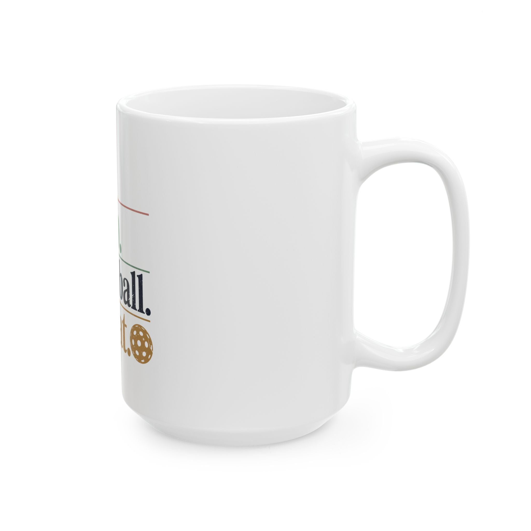 Eat Sleep Pickleball Repeat Ceramic Mug