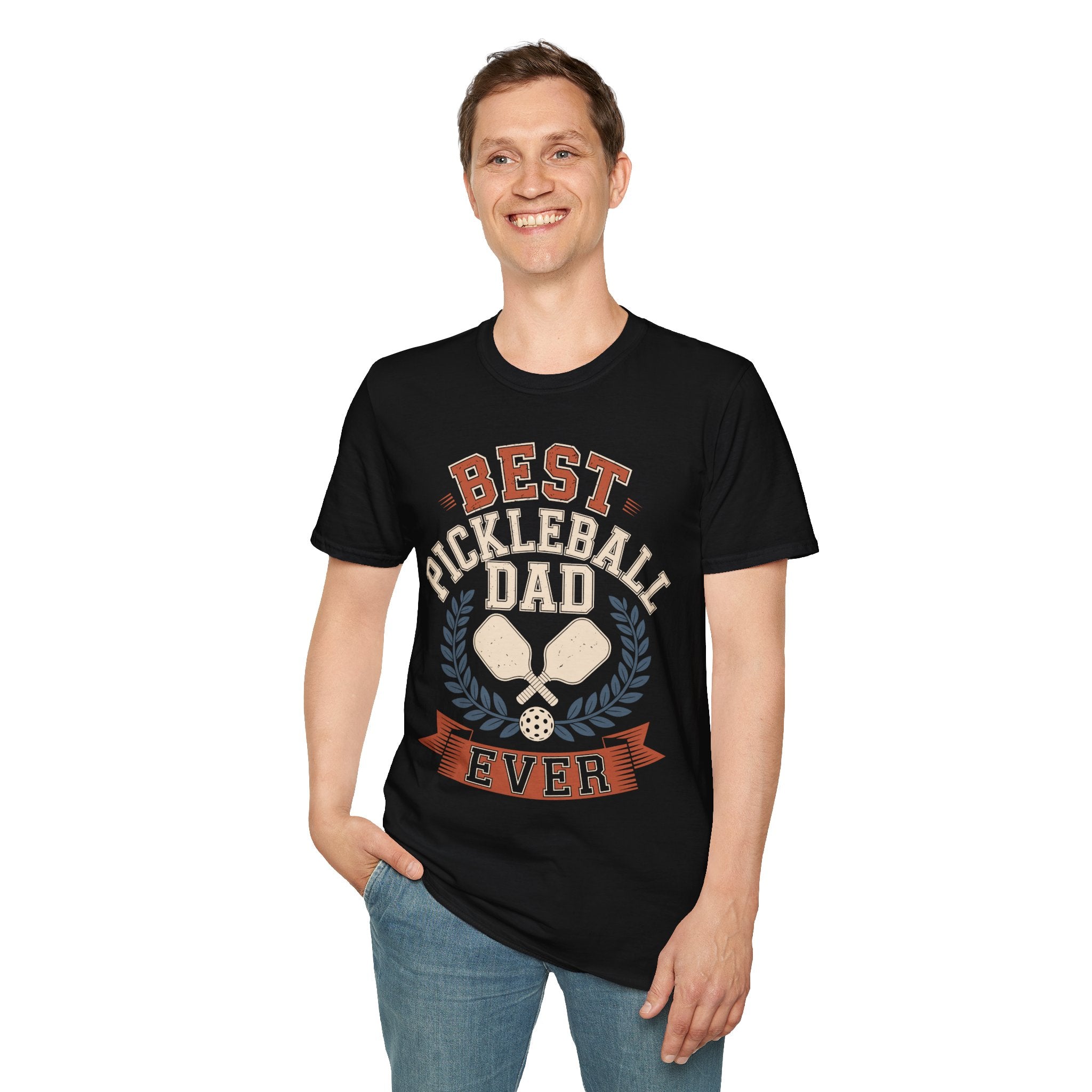 Best Pickleball Dad Ever - Gift Tee for Fathers
