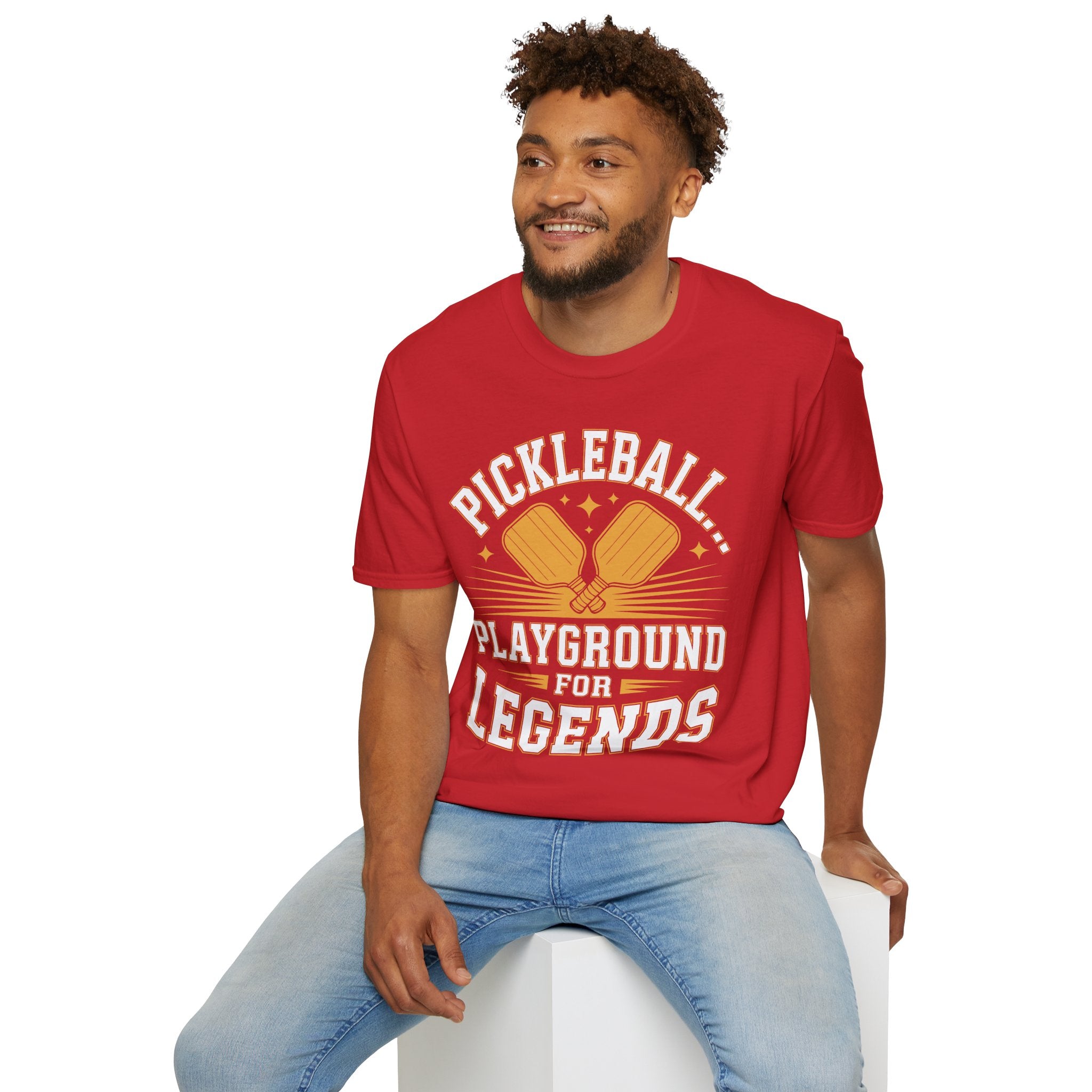 Pickleball Playground for Legends - Sporty Tee for Players