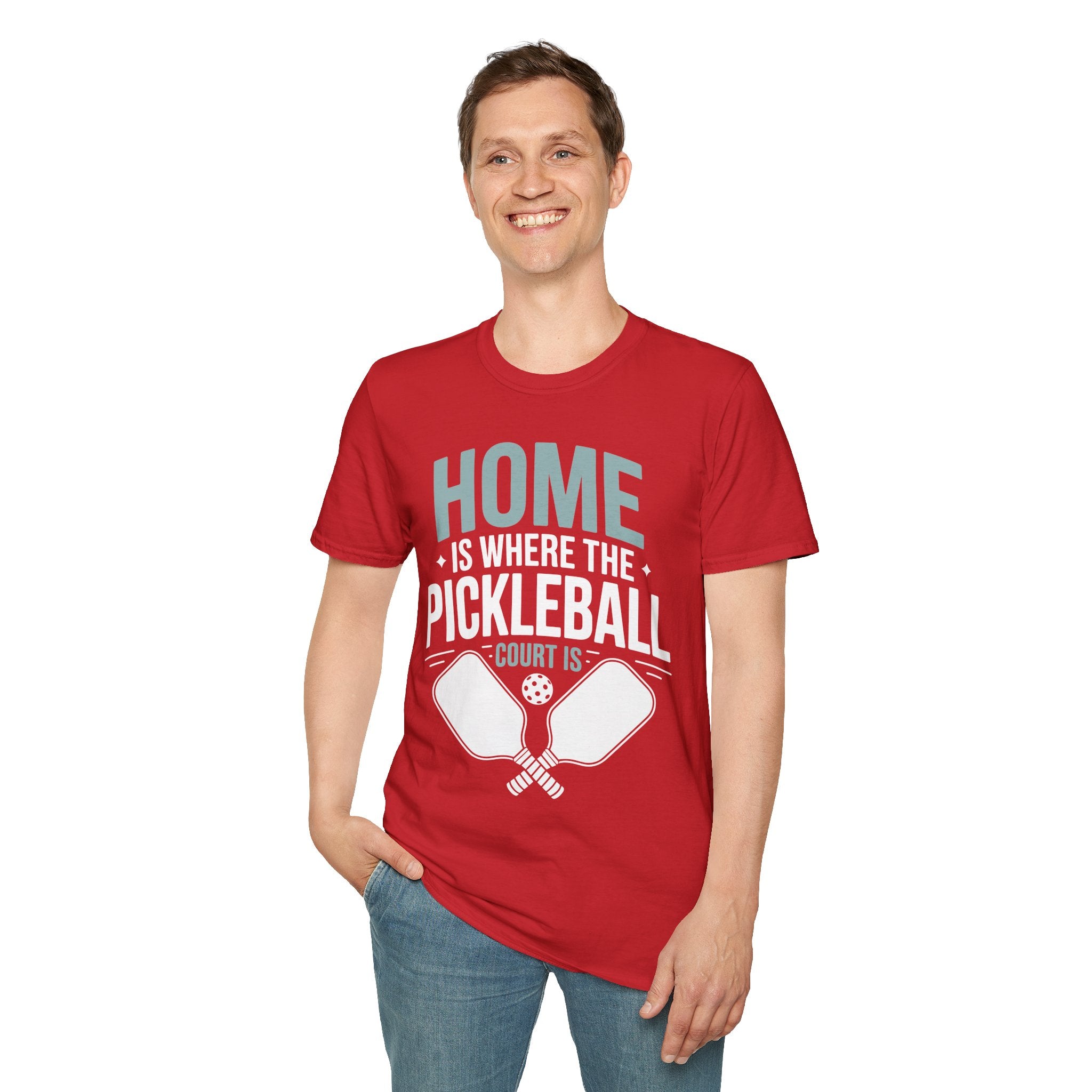 Home is where The Pickleball Court is - Funny Shirt