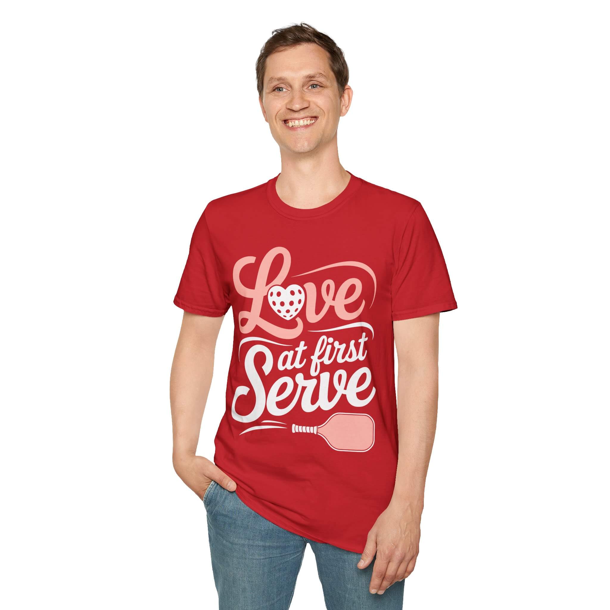 Love at First Serve - Pickleball Love T-Shirt