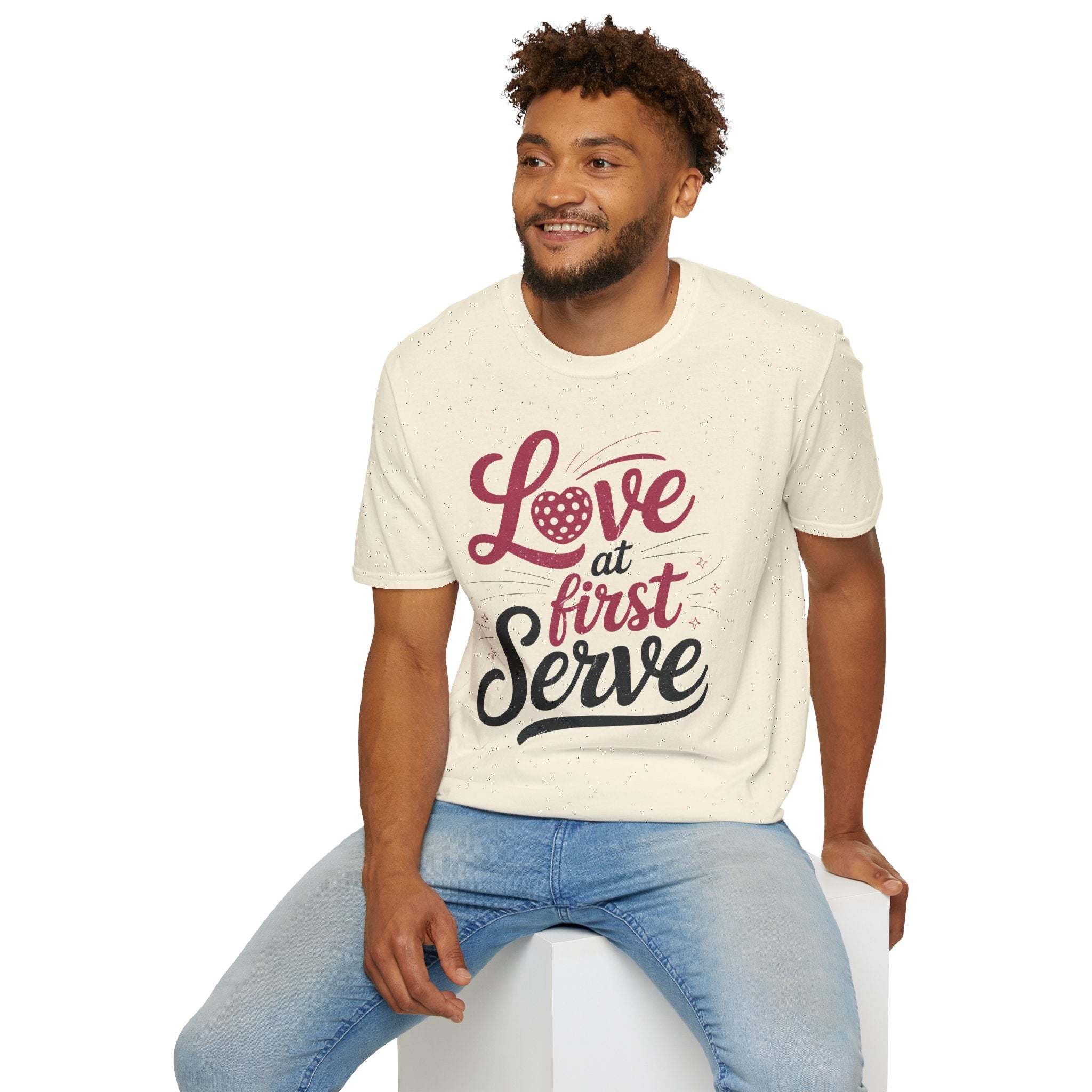 Love at First Serve - Pickleball Love T-Shirt