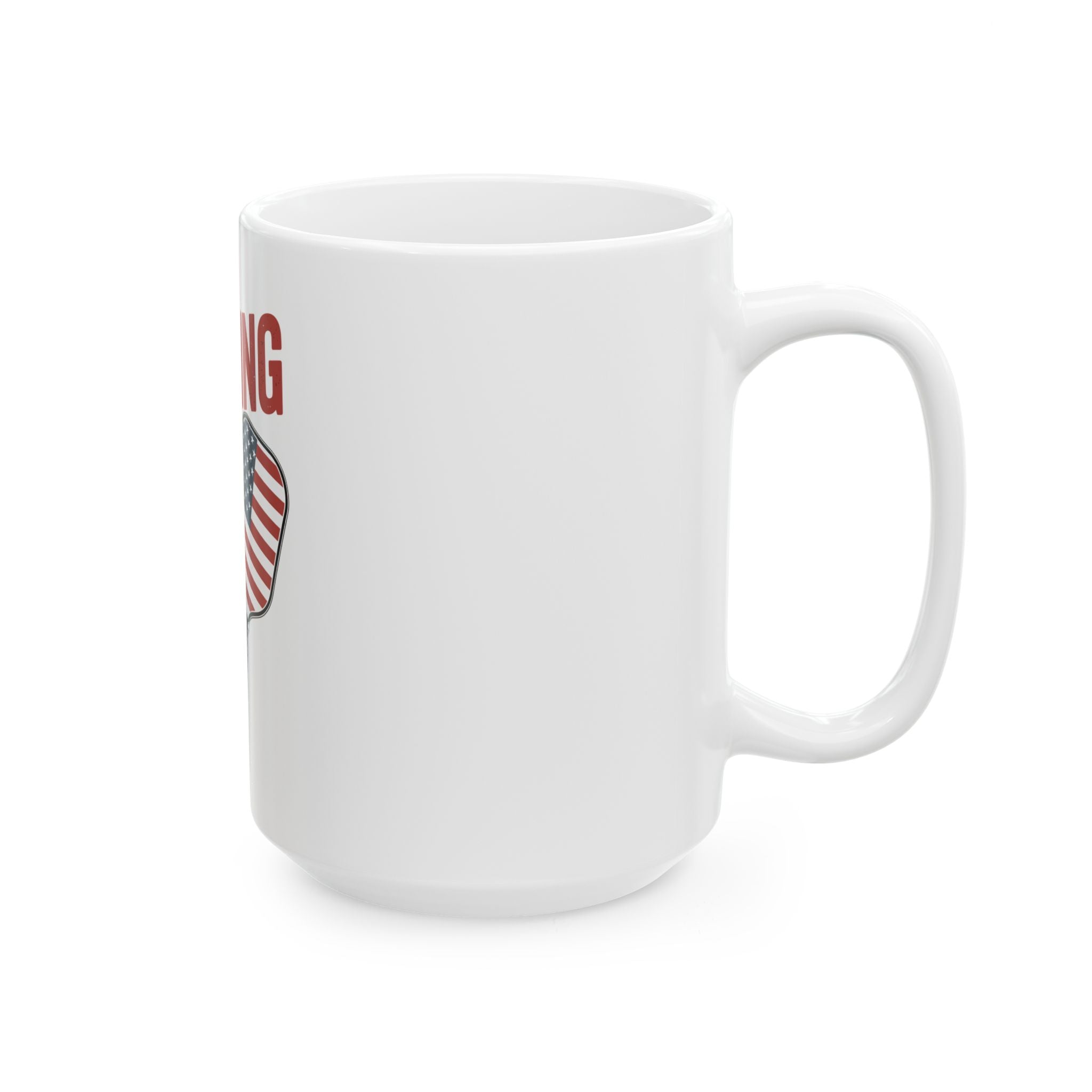 Dinking in the land of the free Ceramic Mug