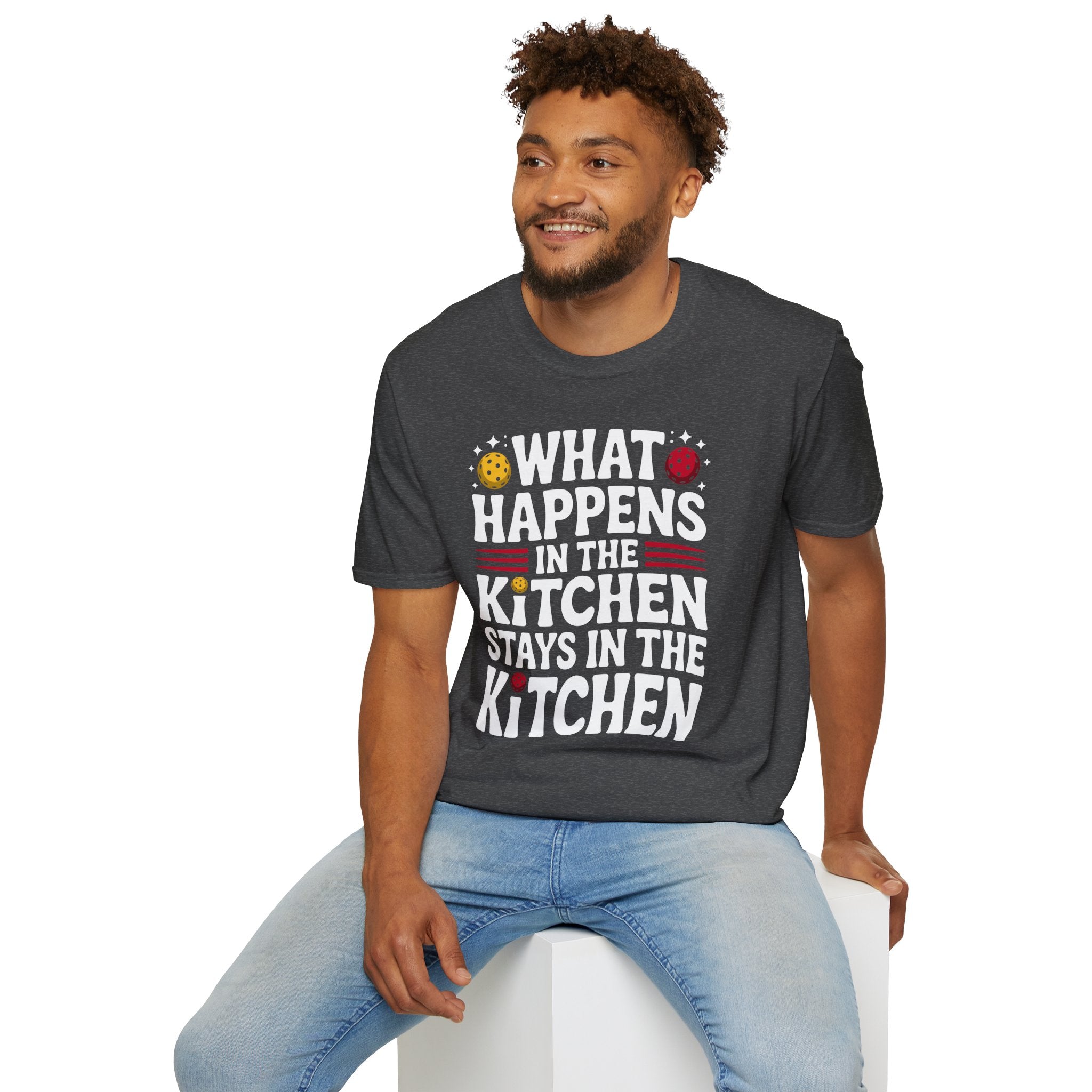 What happens in the Kitchen Stays in the kitchen - Pickleball Shirt