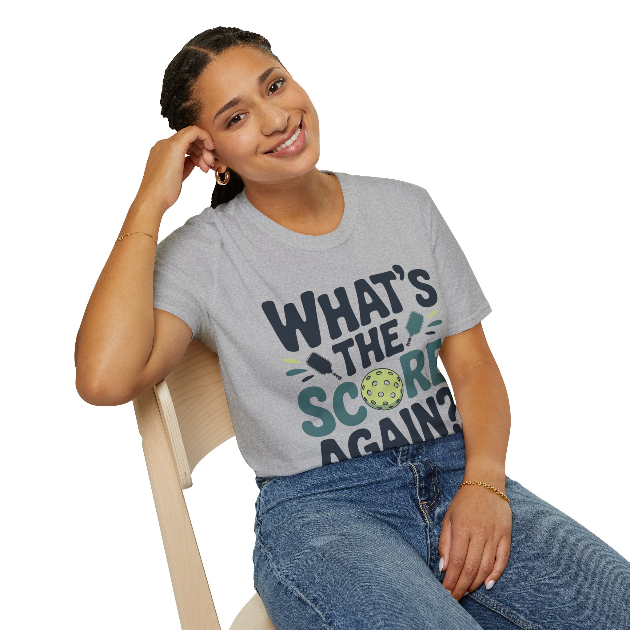 What´s the Score Again - Pickleball Humor T-Shirt