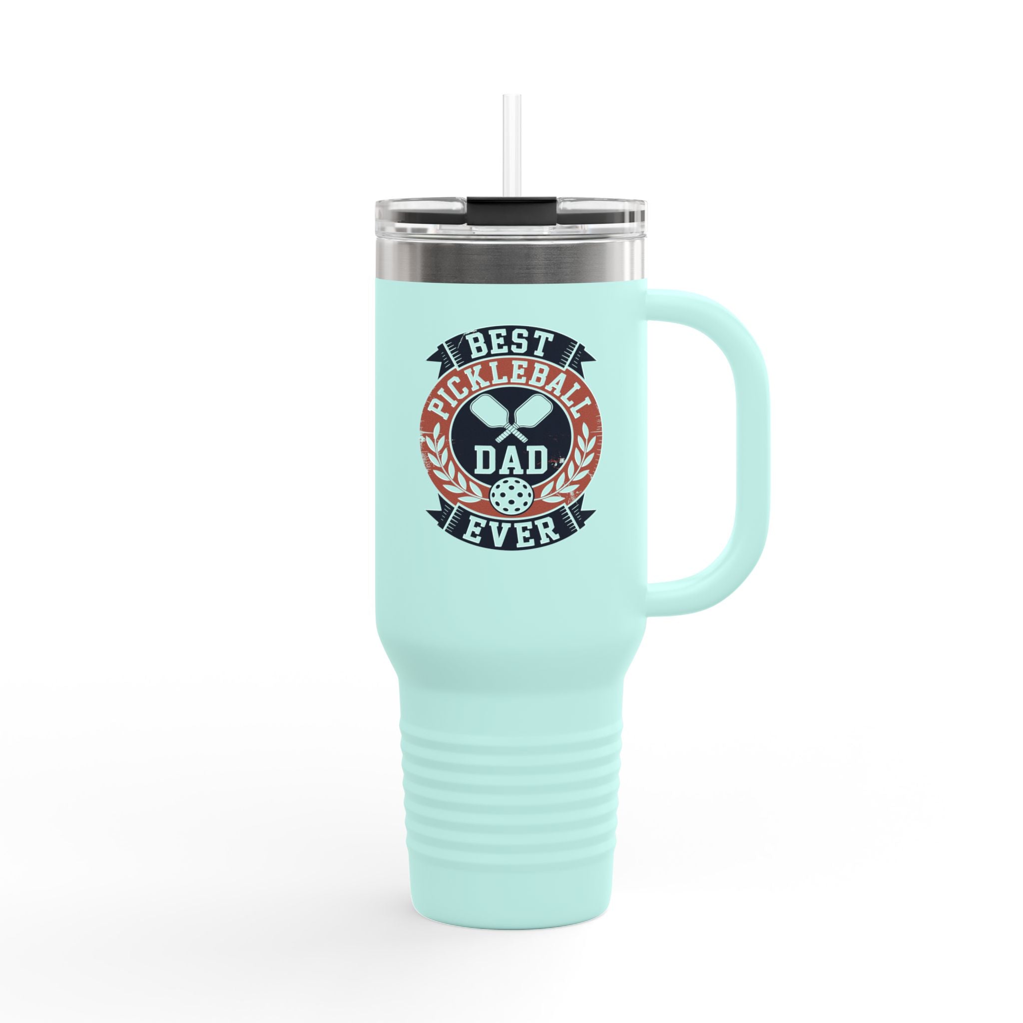 Best Pickleball Dad Ever Insulated Travel Mug, 40oz