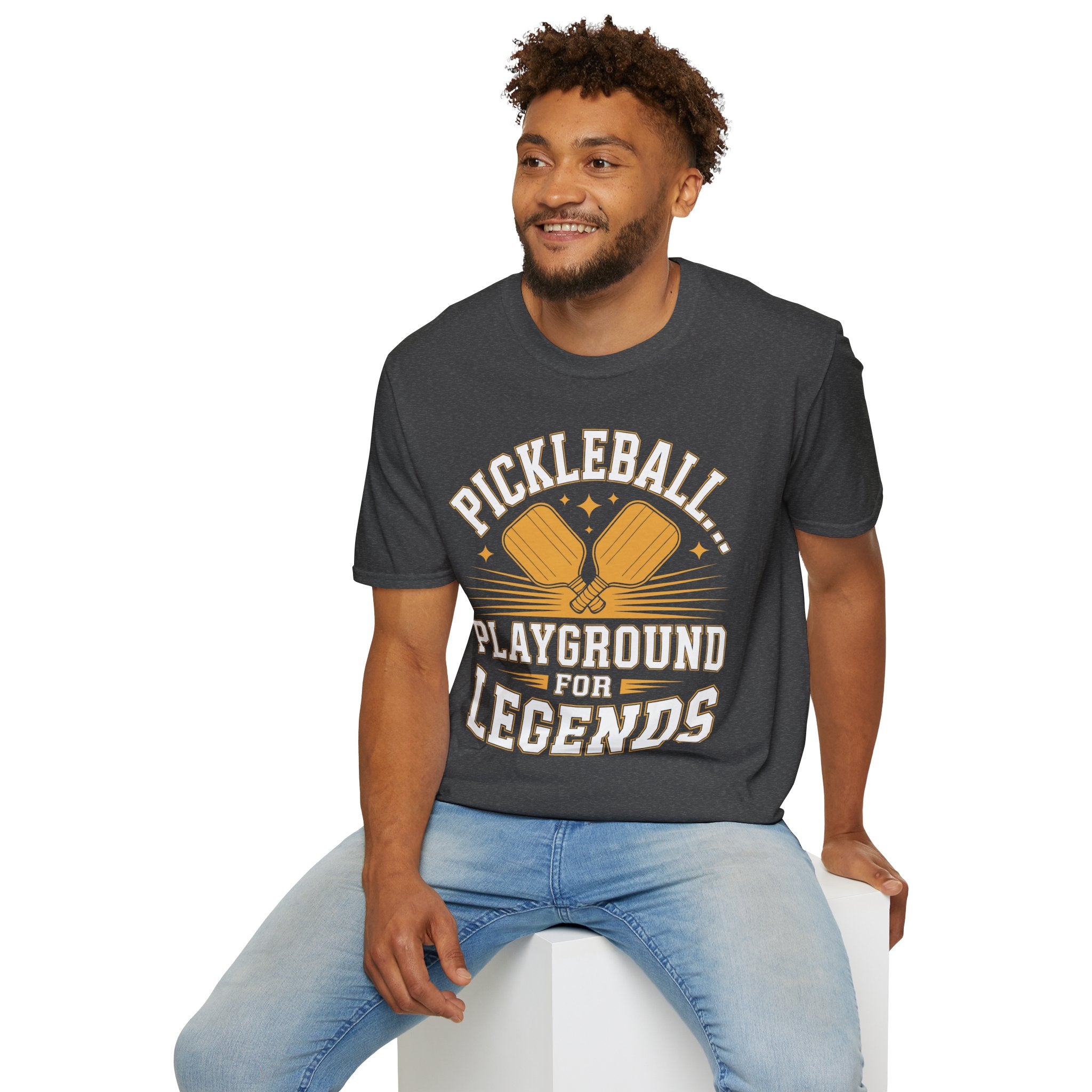Pickleball Playground for Legends - Sporty Tee for Players
