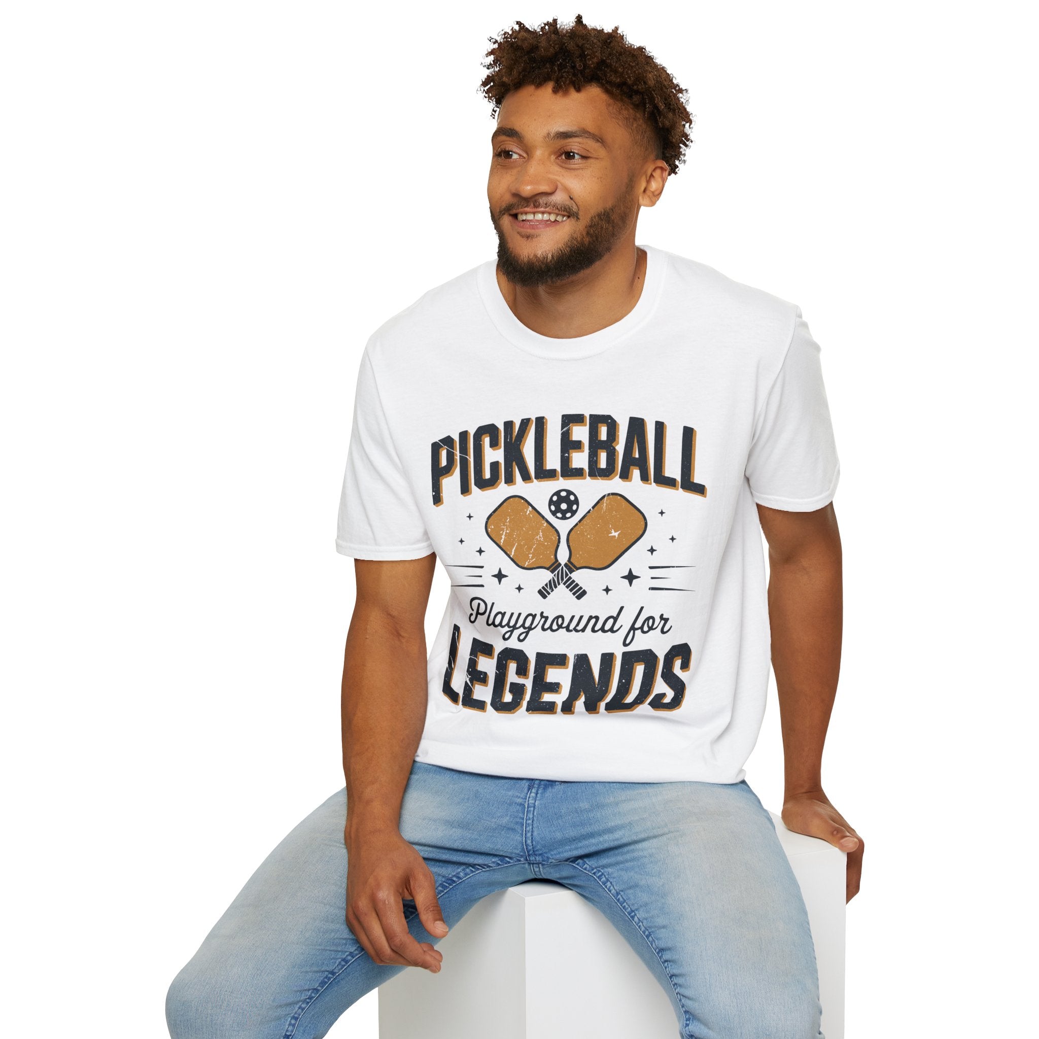 Pickleball Playground for Legends - Sporty Tee for Players