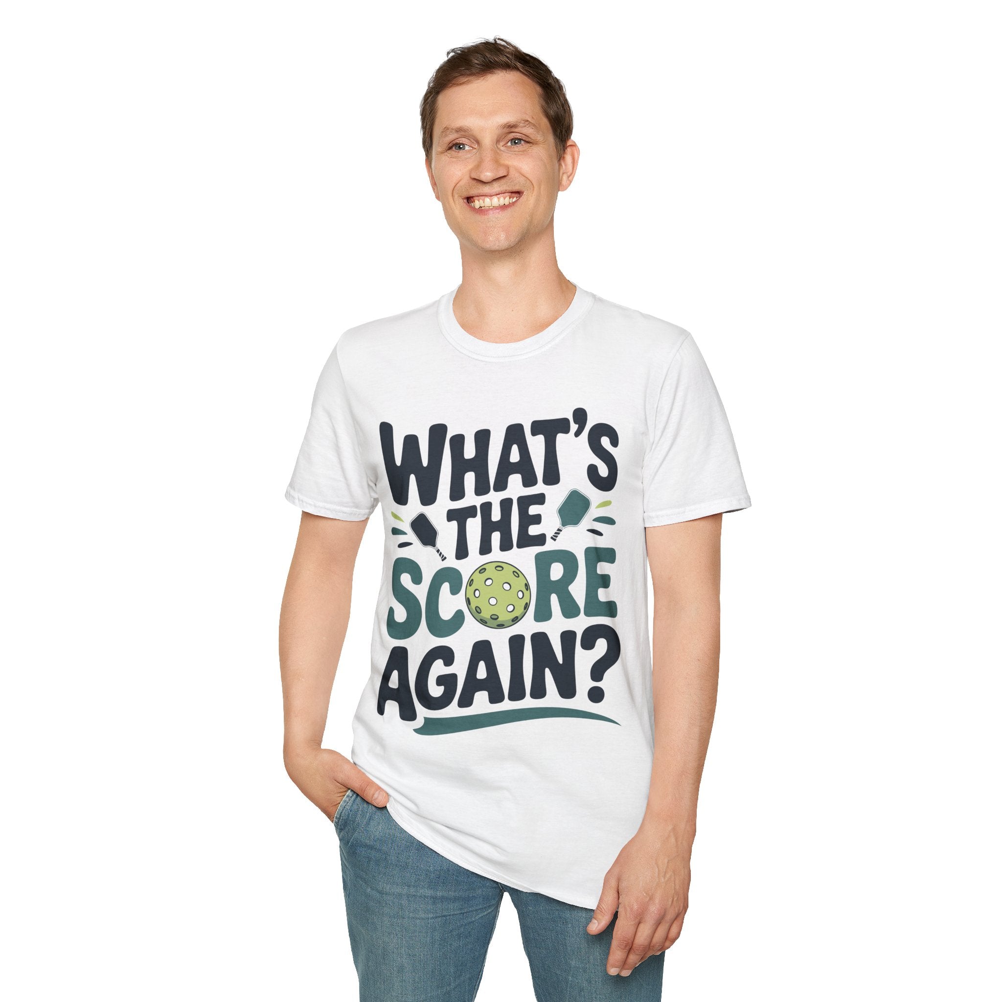 What´s the Score Again - Pickleball Humor T-Shirt