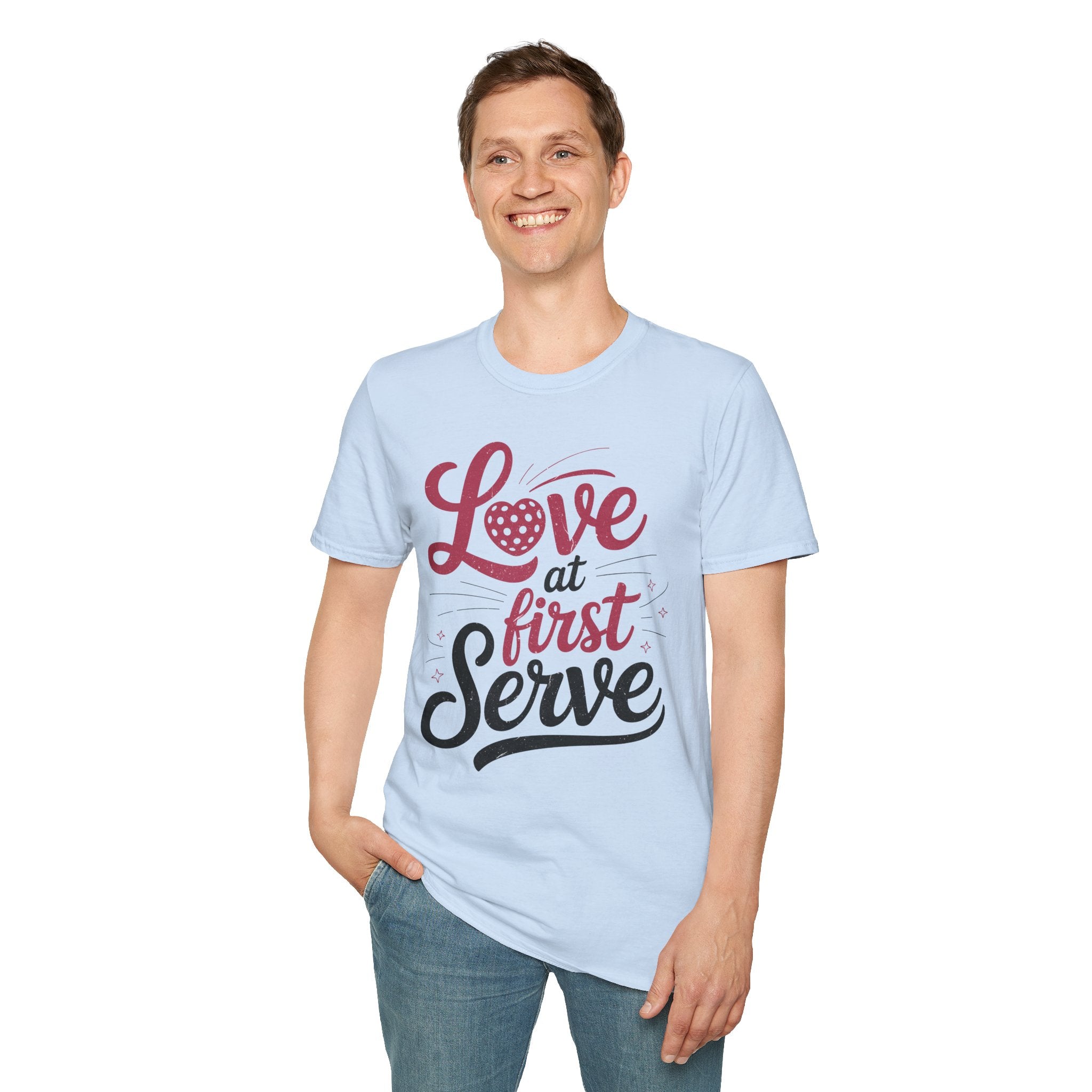 Love at First Serve - Pickleball Love T-Shirt