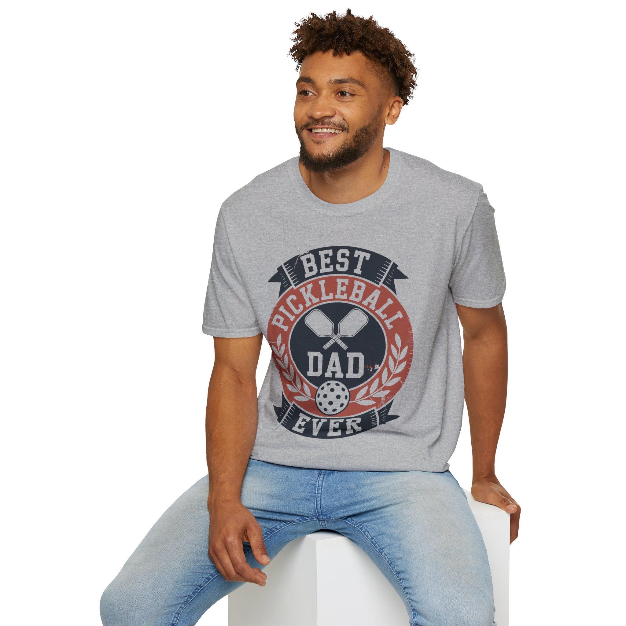 Best Pickleball Dad Ever - Gift Tee for Fathers