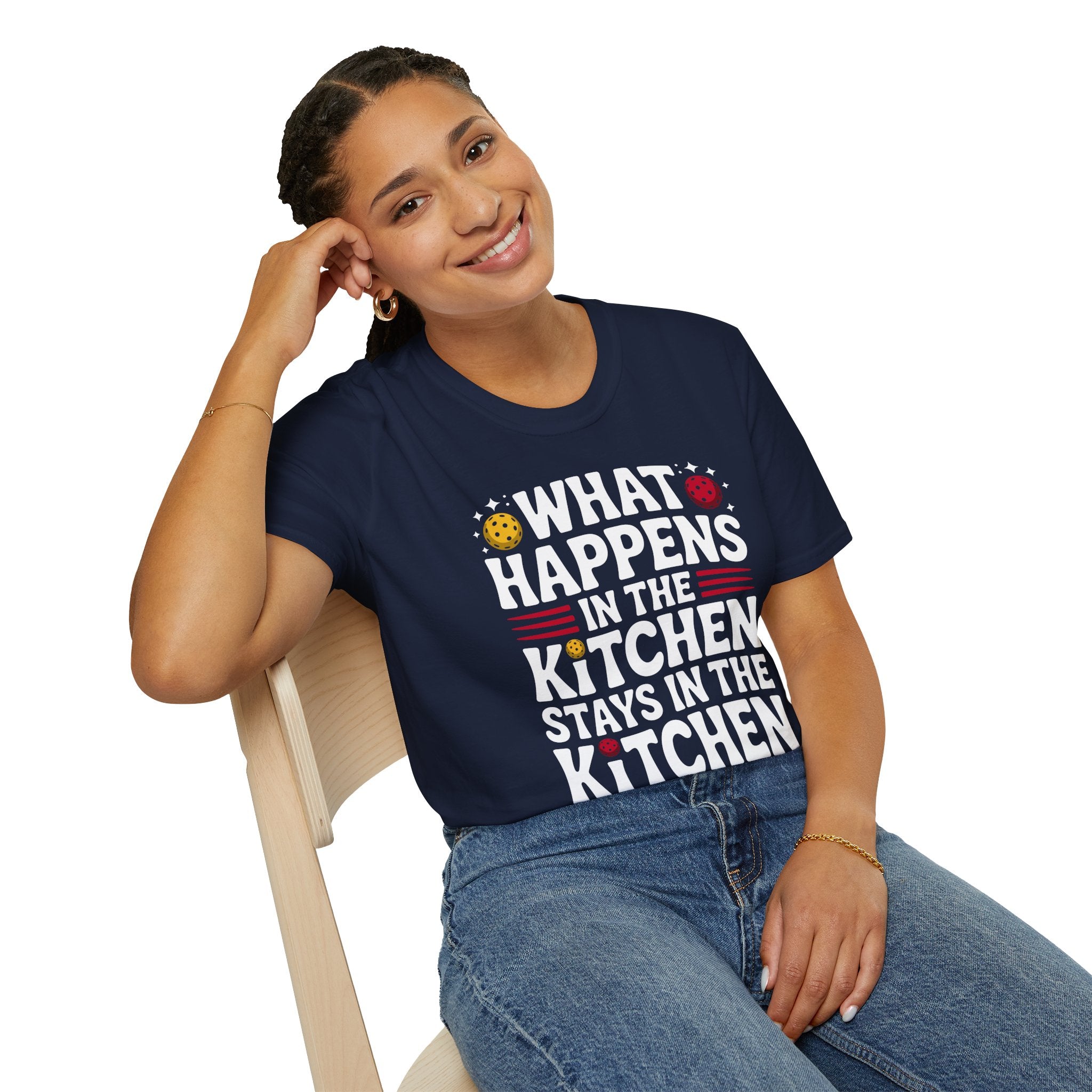 What happens in the Kitchen Stays in the kitchen - Pickleball Shirt