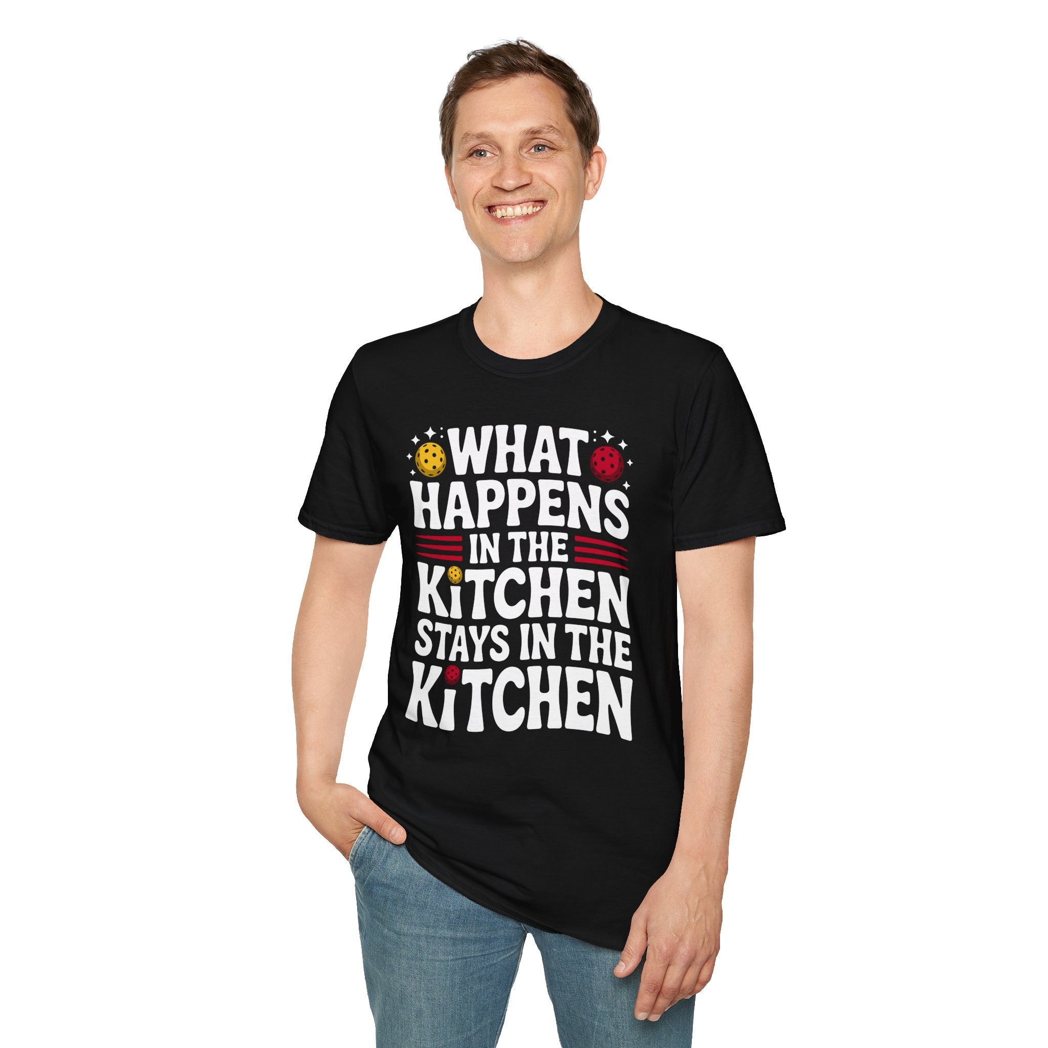 What happens in the Kitchen Stays in the kitchen - Pickleball Shirt