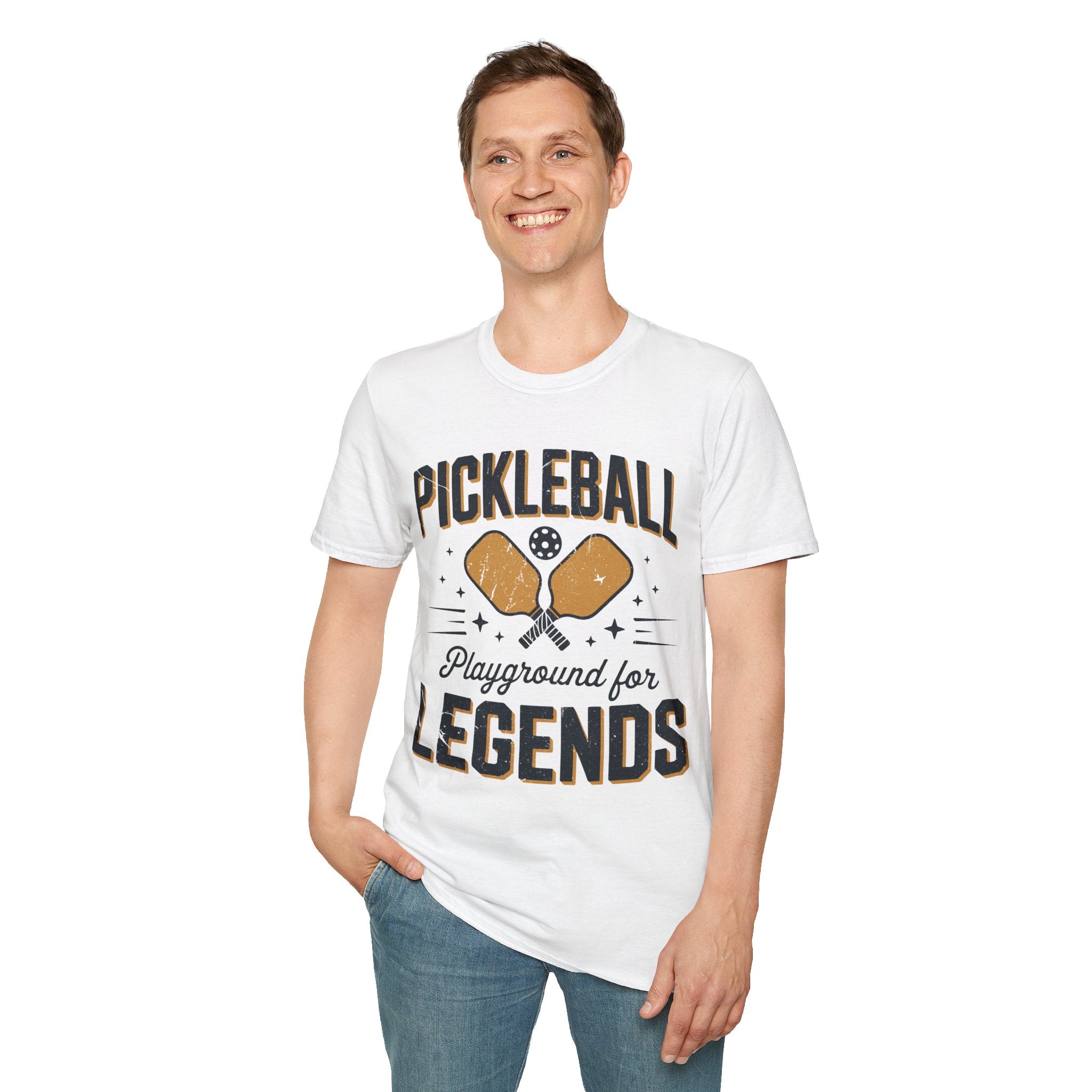 Pickleball Playground for Legends - Sporty Tee for Players