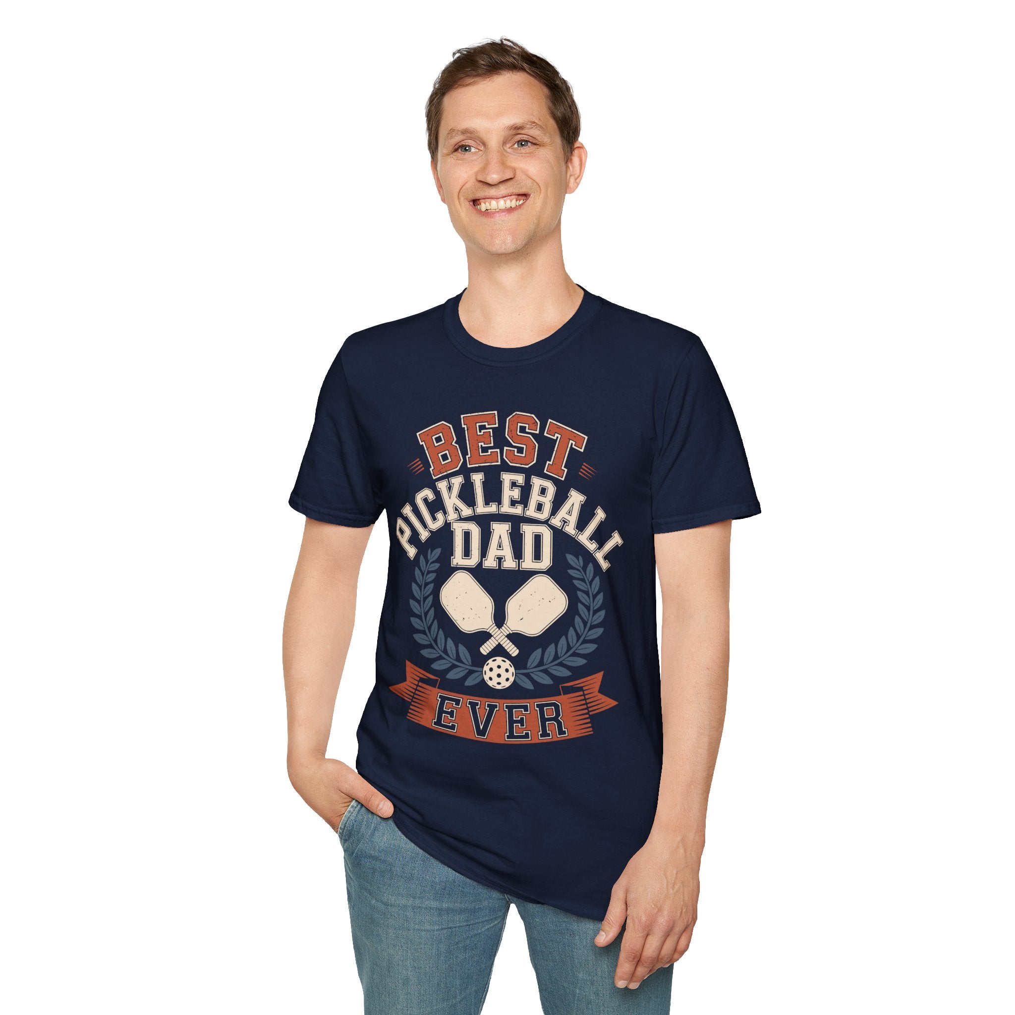 Best Pickleball Dad Ever - Gift Tee for Fathers