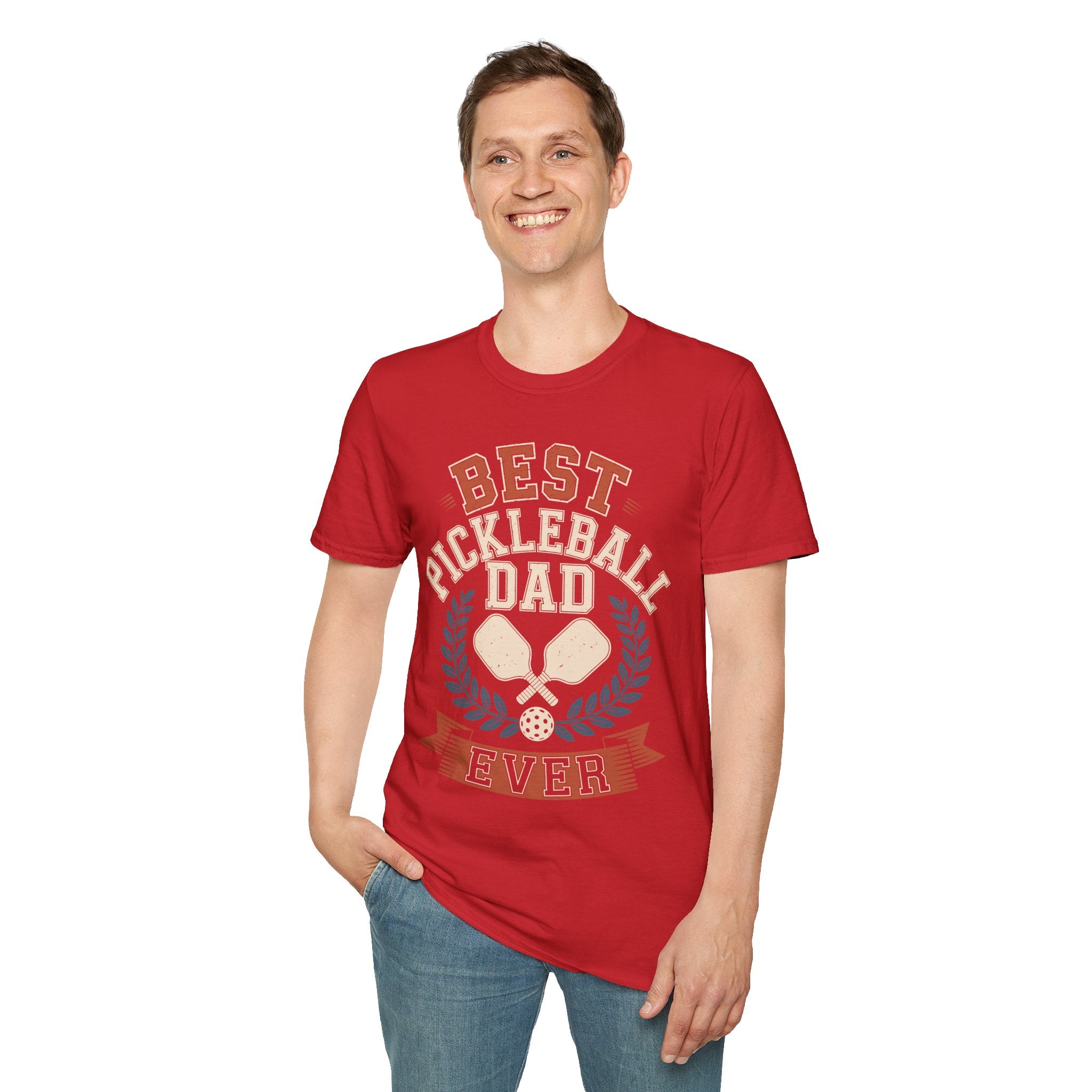 Best Pickleball Dad Ever - Gift Tee for Fathers