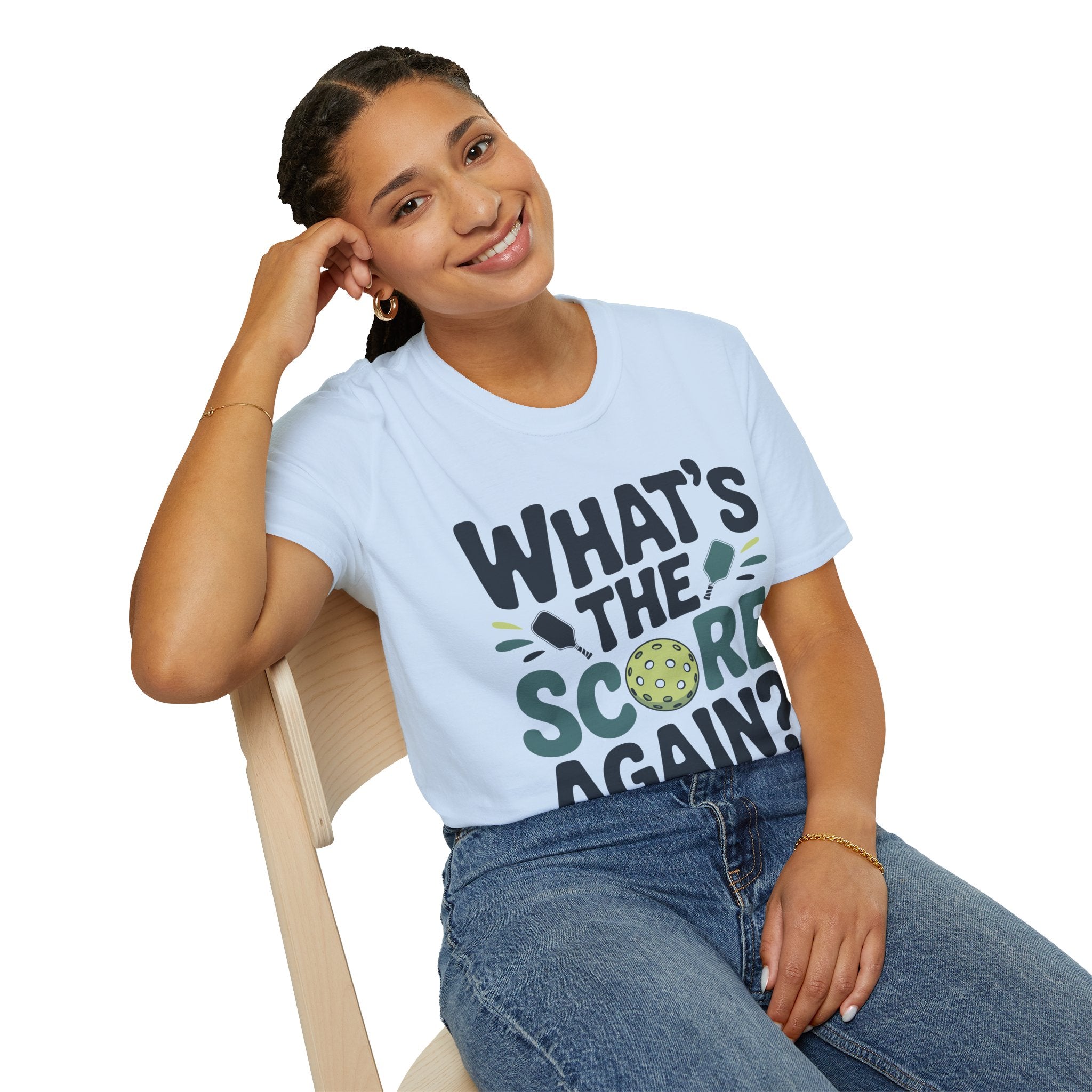 What´s the Score Again - Pickleball Humor T-Shirt