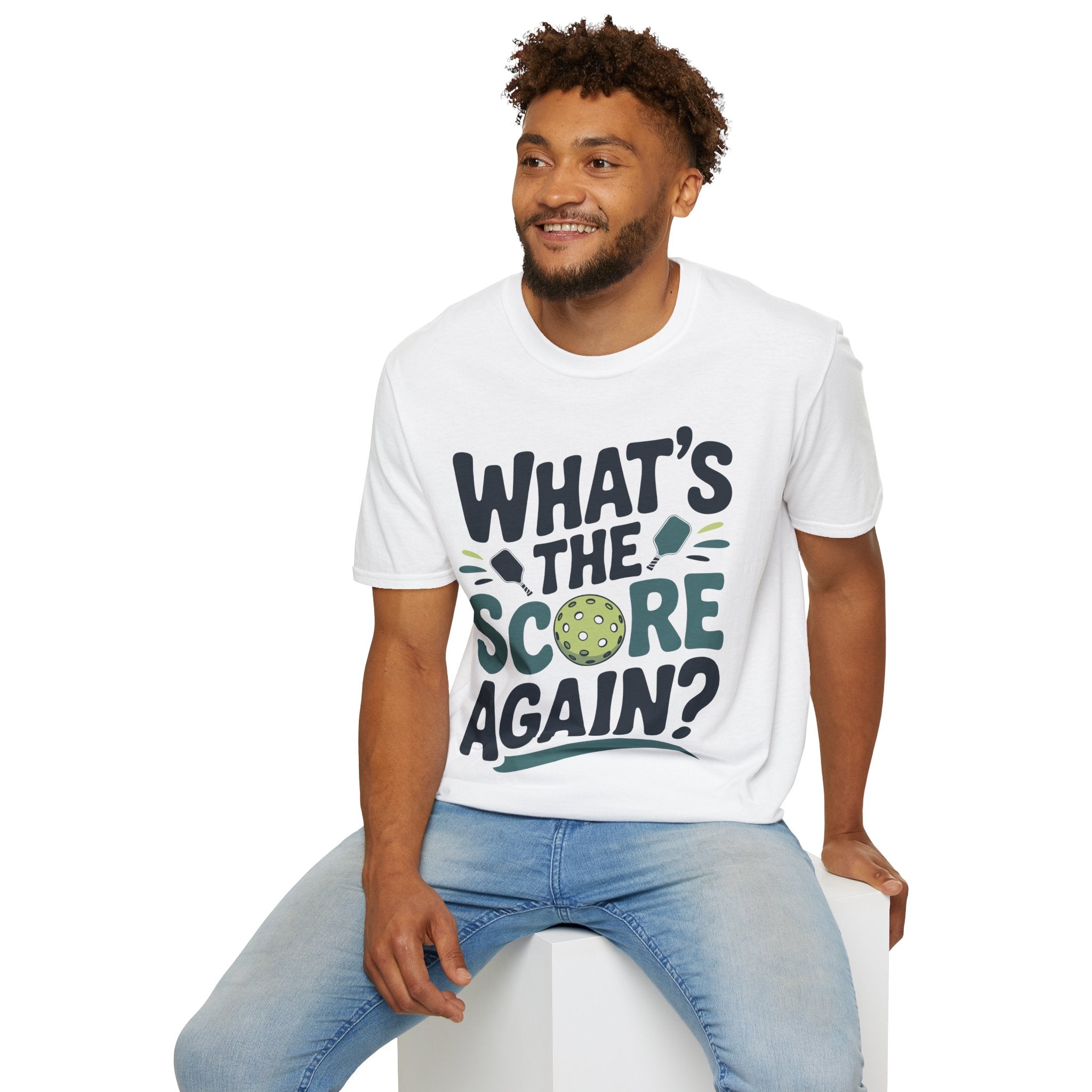 What´s the Score Again - Pickleball Humor T-Shirt