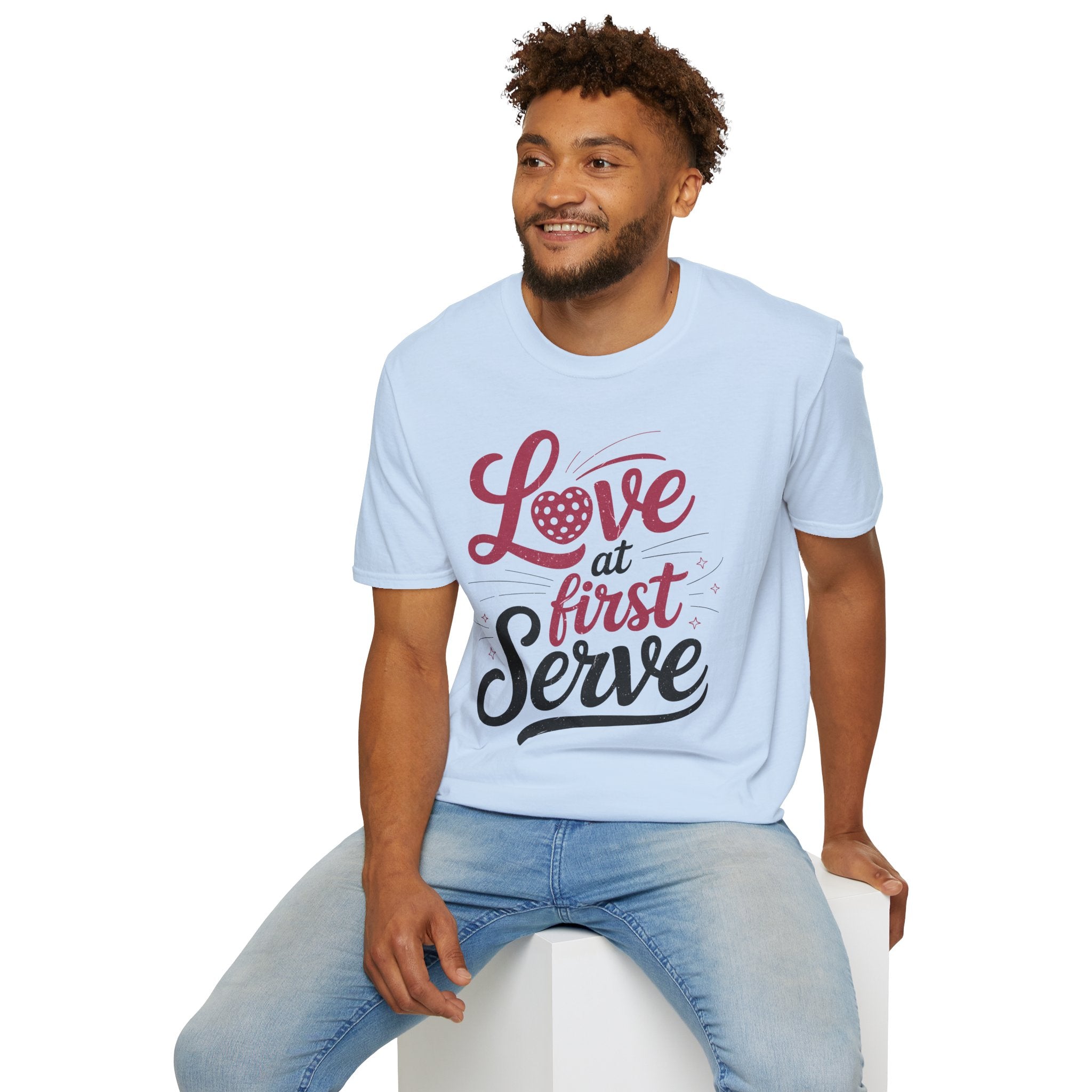 Love at First Serve - Pickleball Love T-Shirt