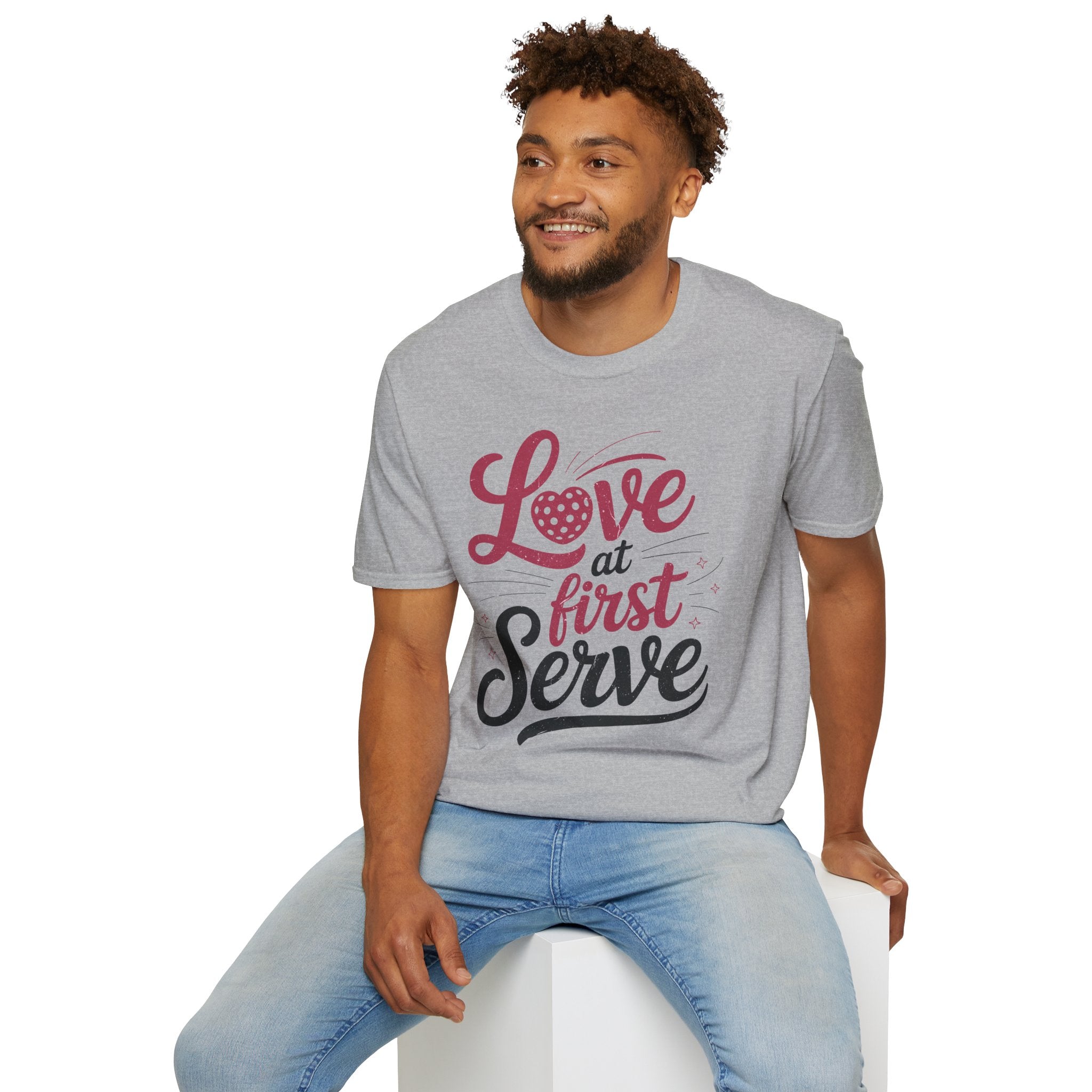 Love at First Serve - Pickleball Love T-Shirt