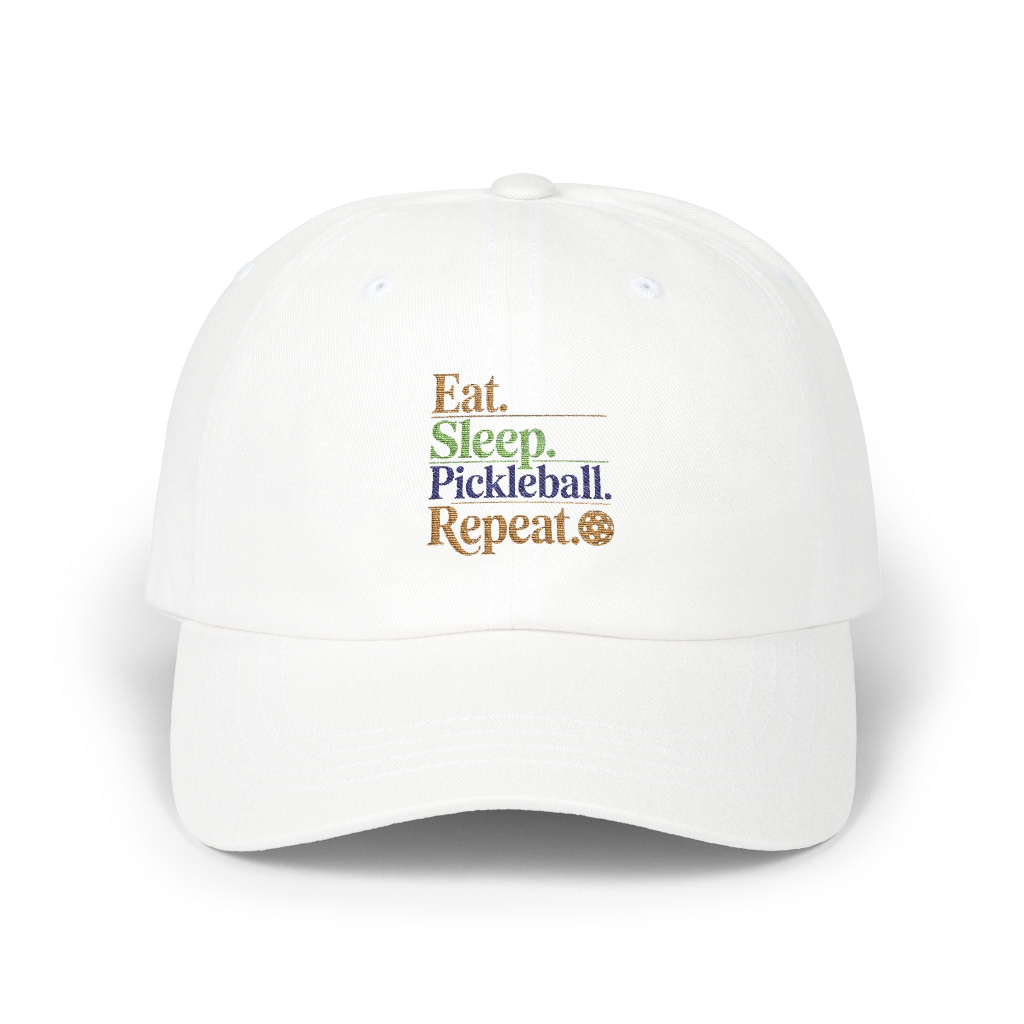 Eat Sleep Pickleball Repeat Classic Dad Cap