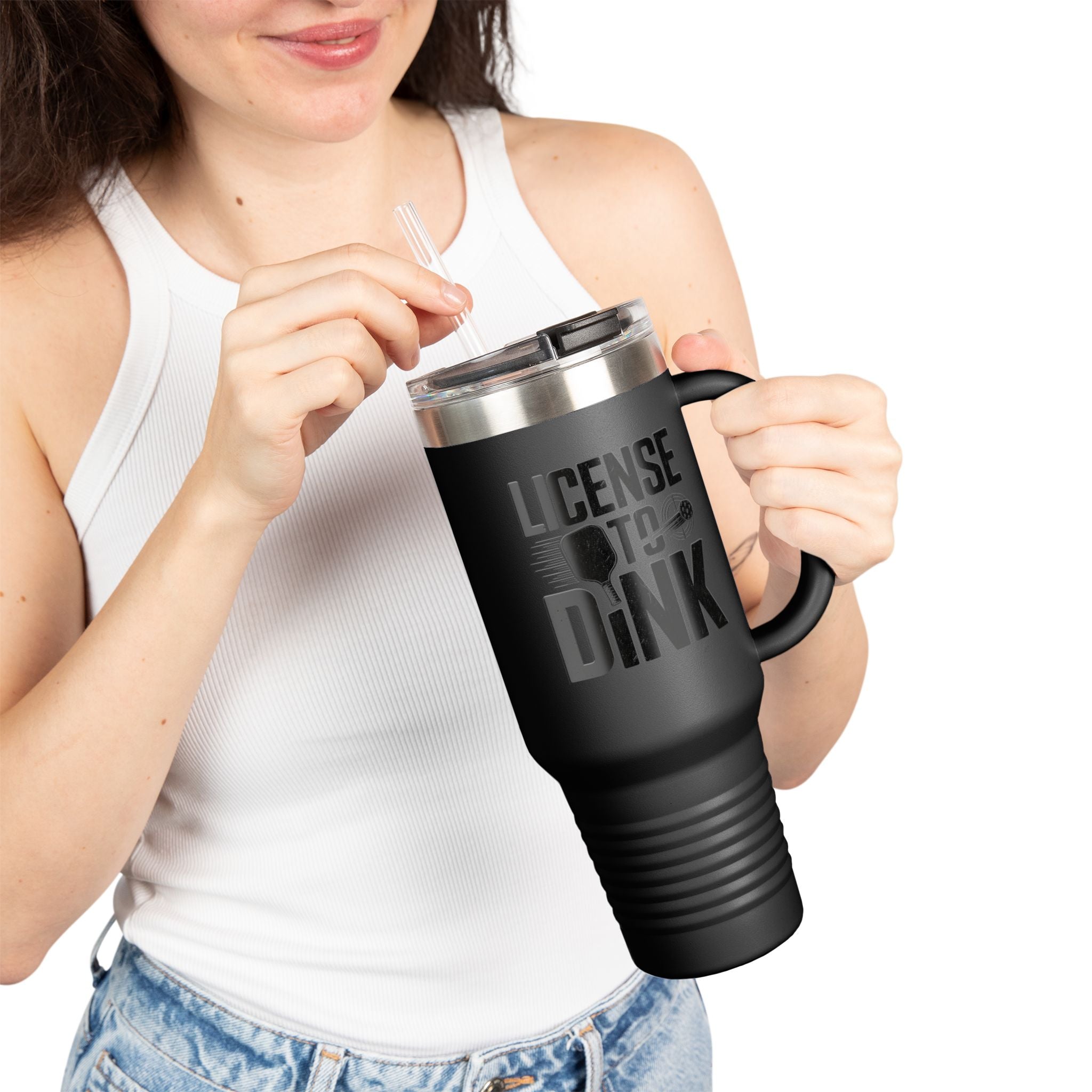 License to Dink Insulated Travel Mug, 40oz