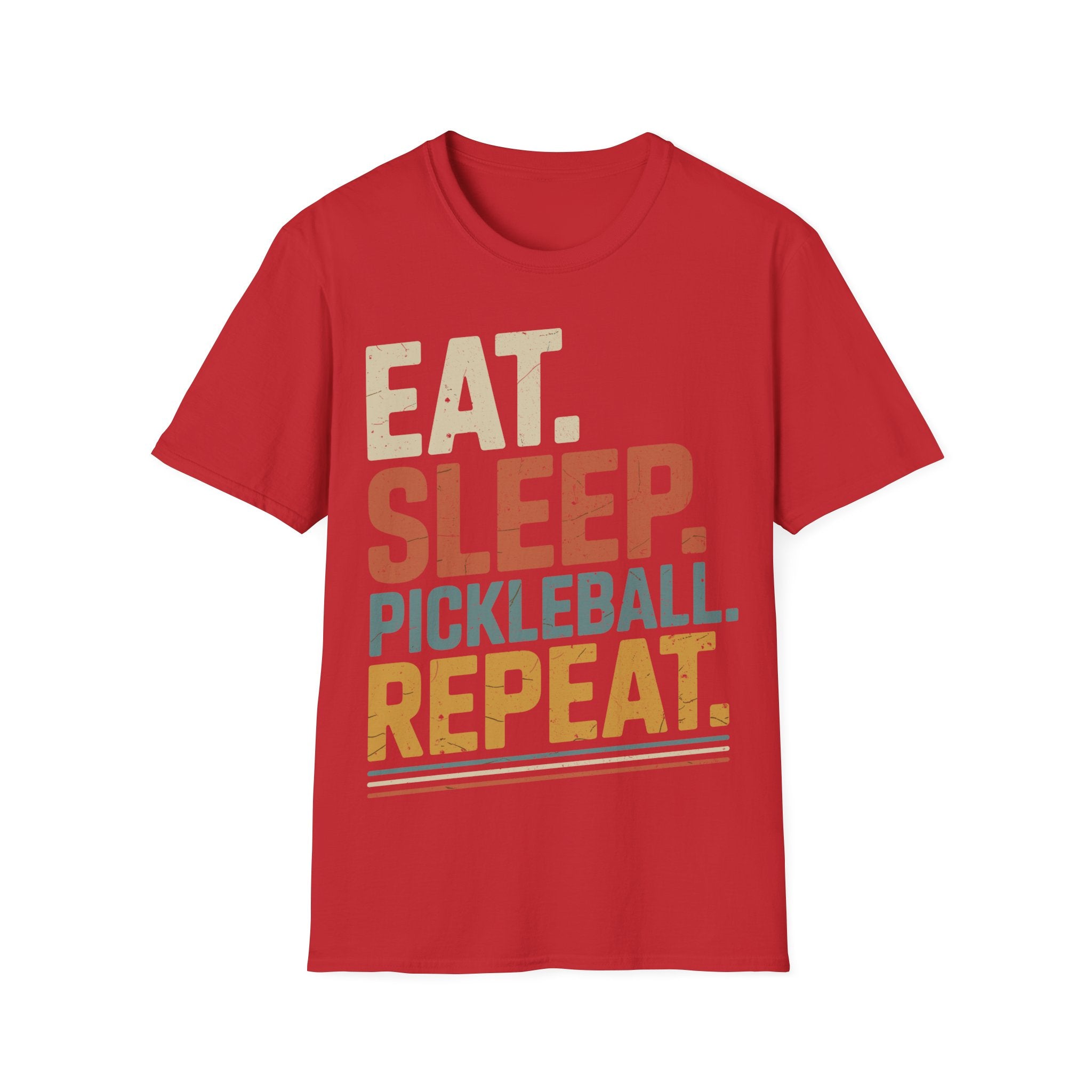 Eat Sleep Pickleball Repeat - Funny Pickleball Shirt