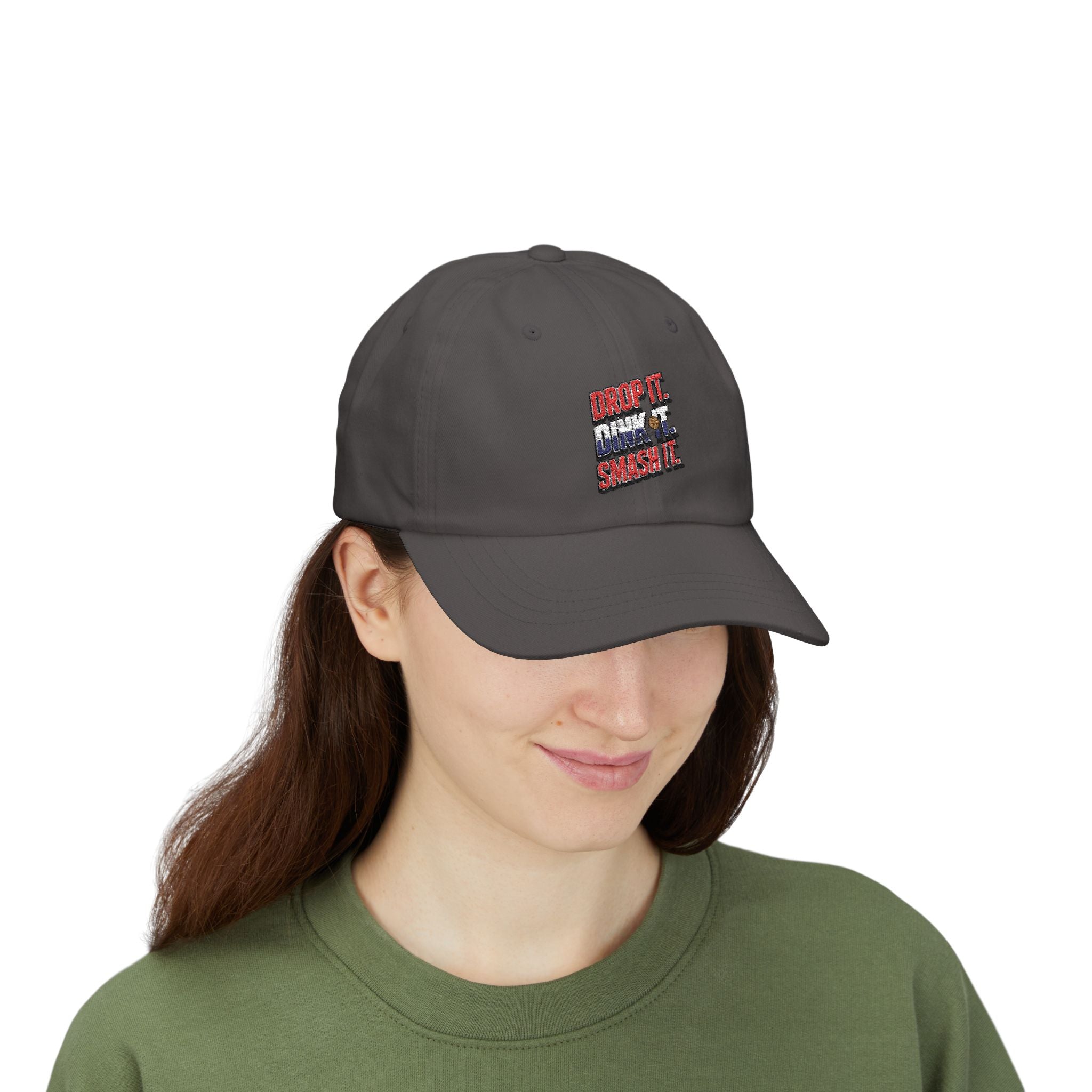 Drop it Dink it Smash it Classic Dad Cap