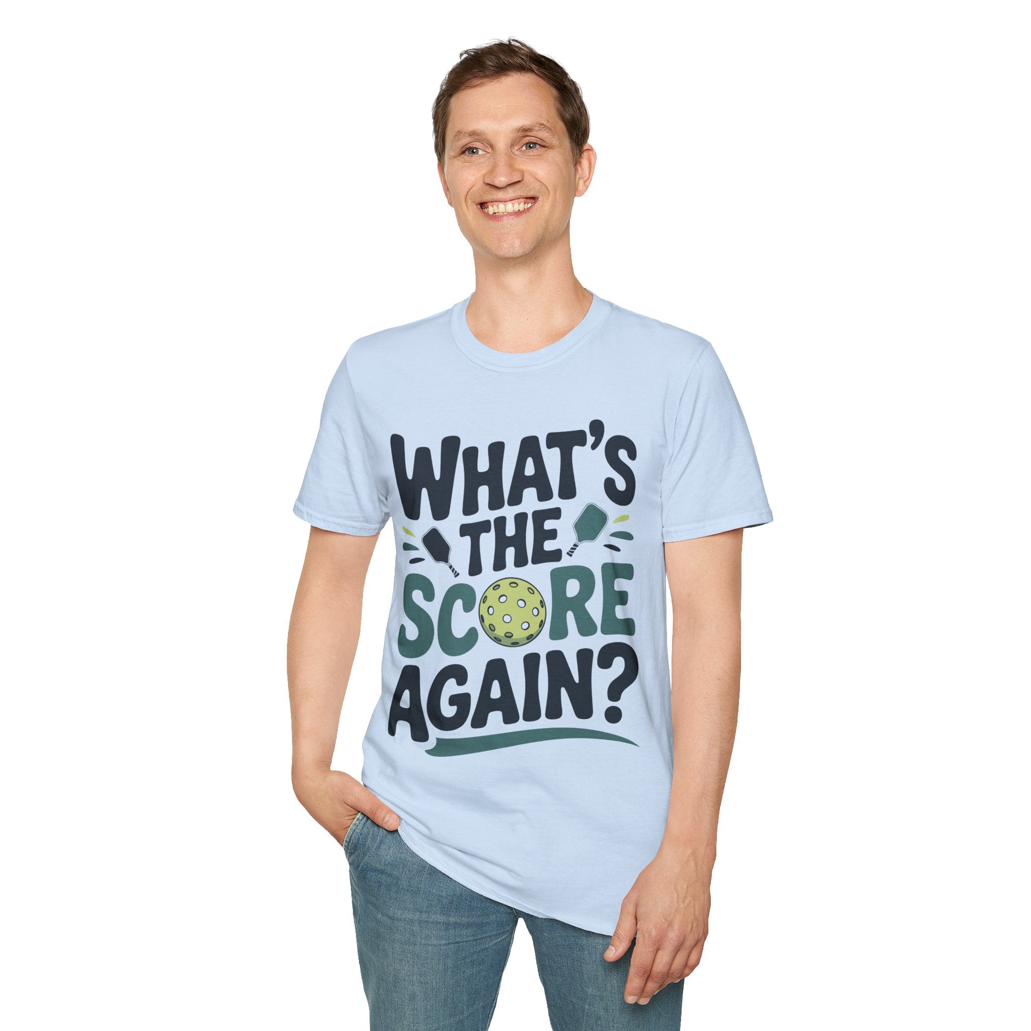 What´s the Score Again - Pickleball Humor T-Shirt