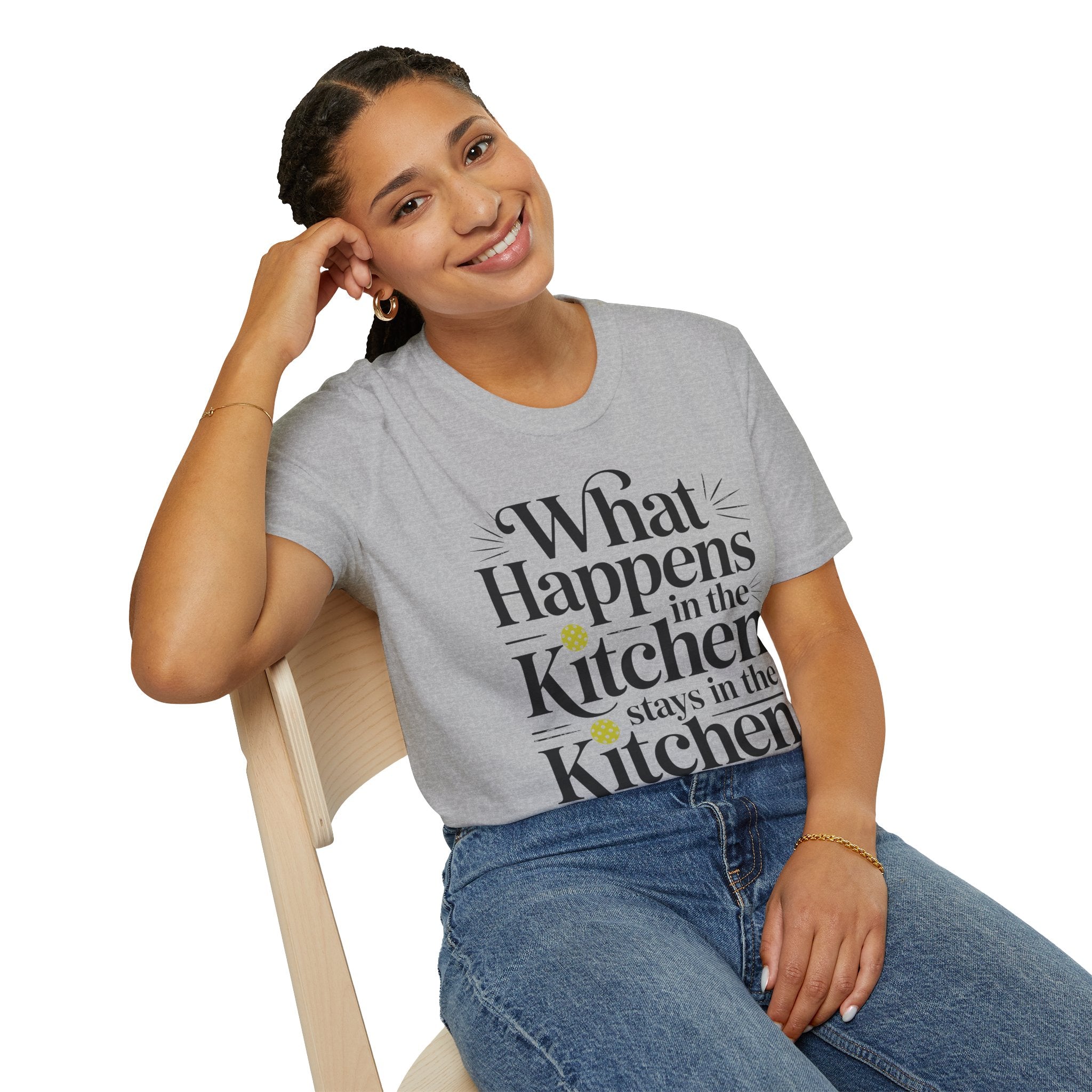 What happens in the Kitchen Stays in the kitchen - Pickleball Shirt