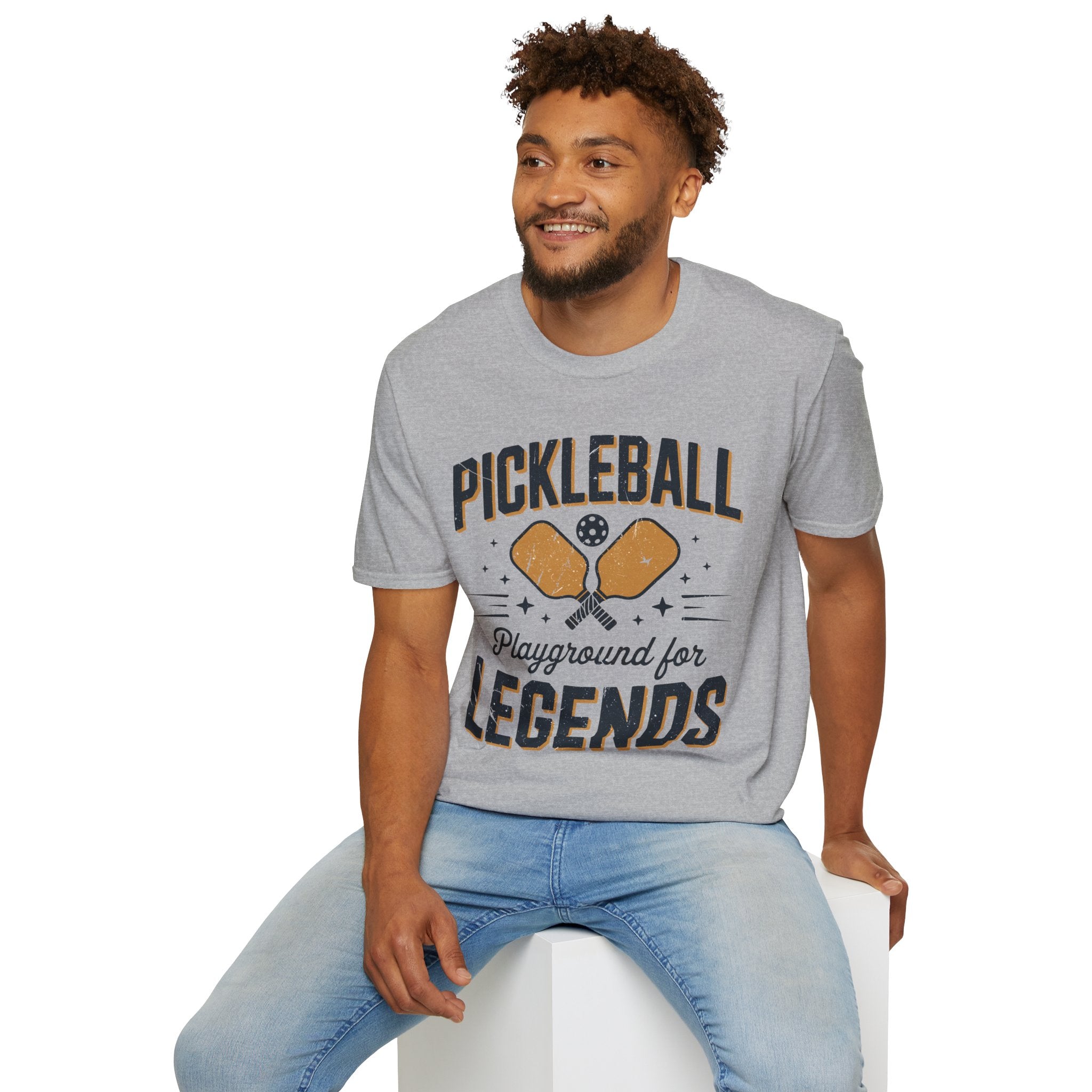 Pickleball Playground for Legends - Sporty Tee for Players