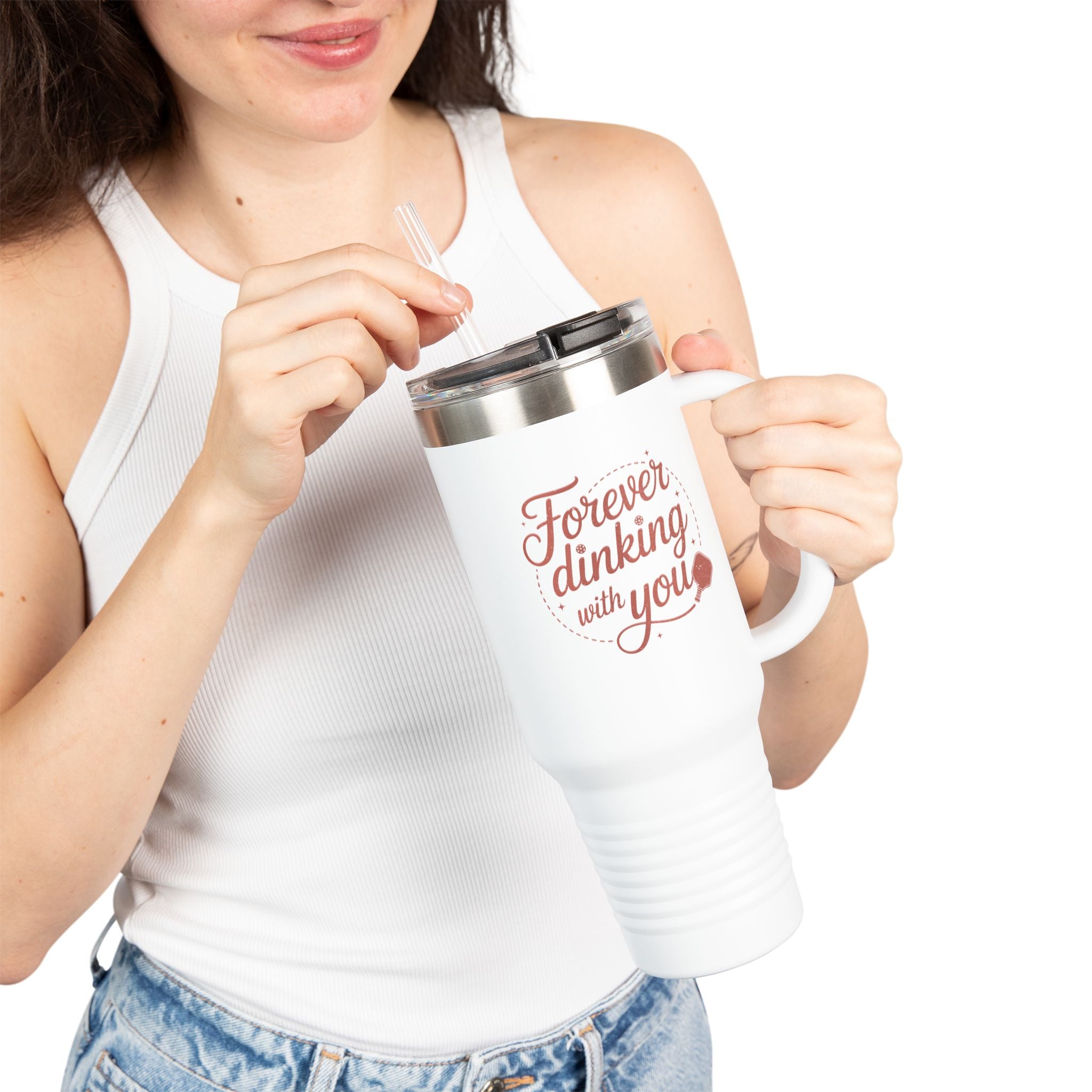 Forever Dinking with you Insulated Travel Mug, 40oz