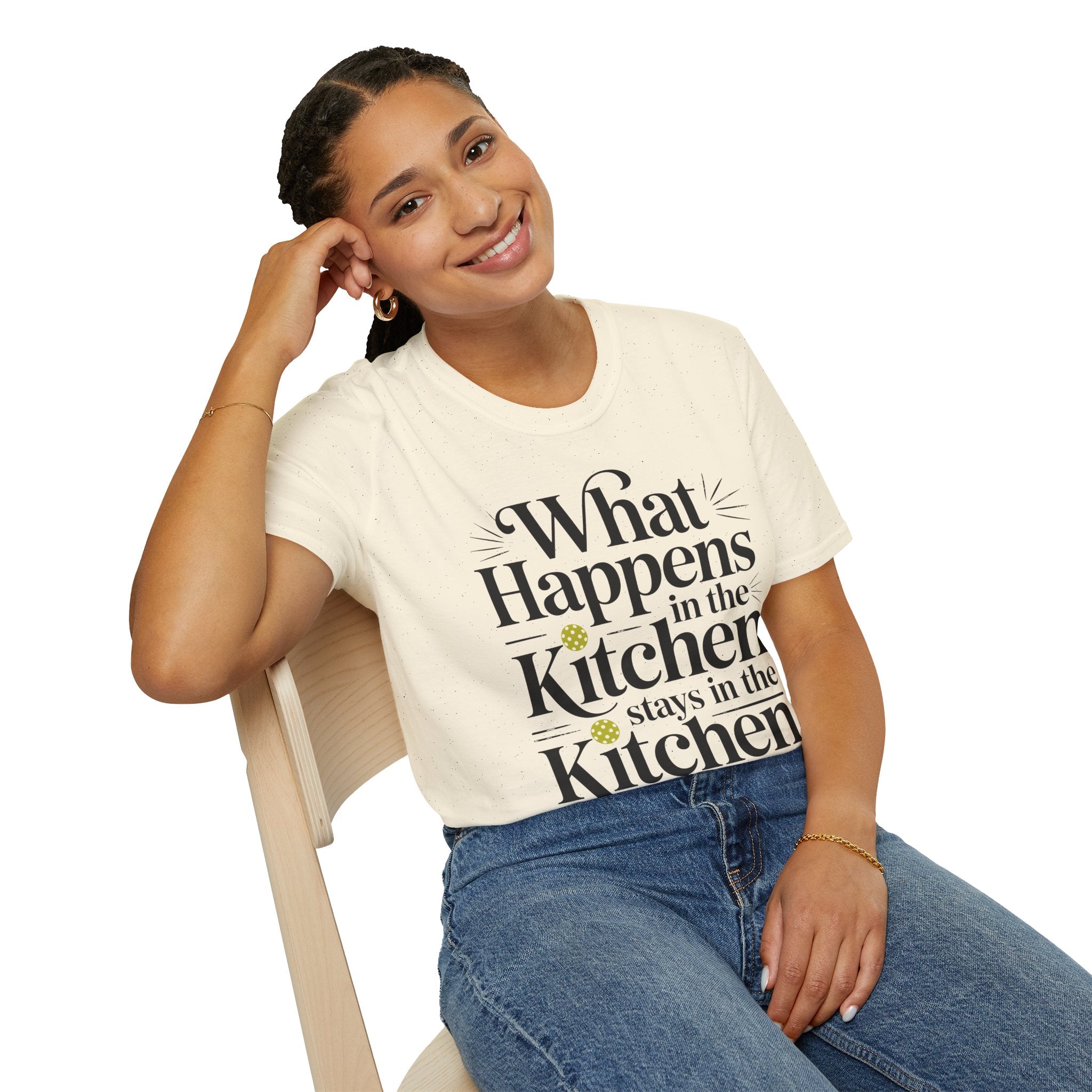 What happens in the Kitchen Stays in the kitchen - Pickleball Shirt
