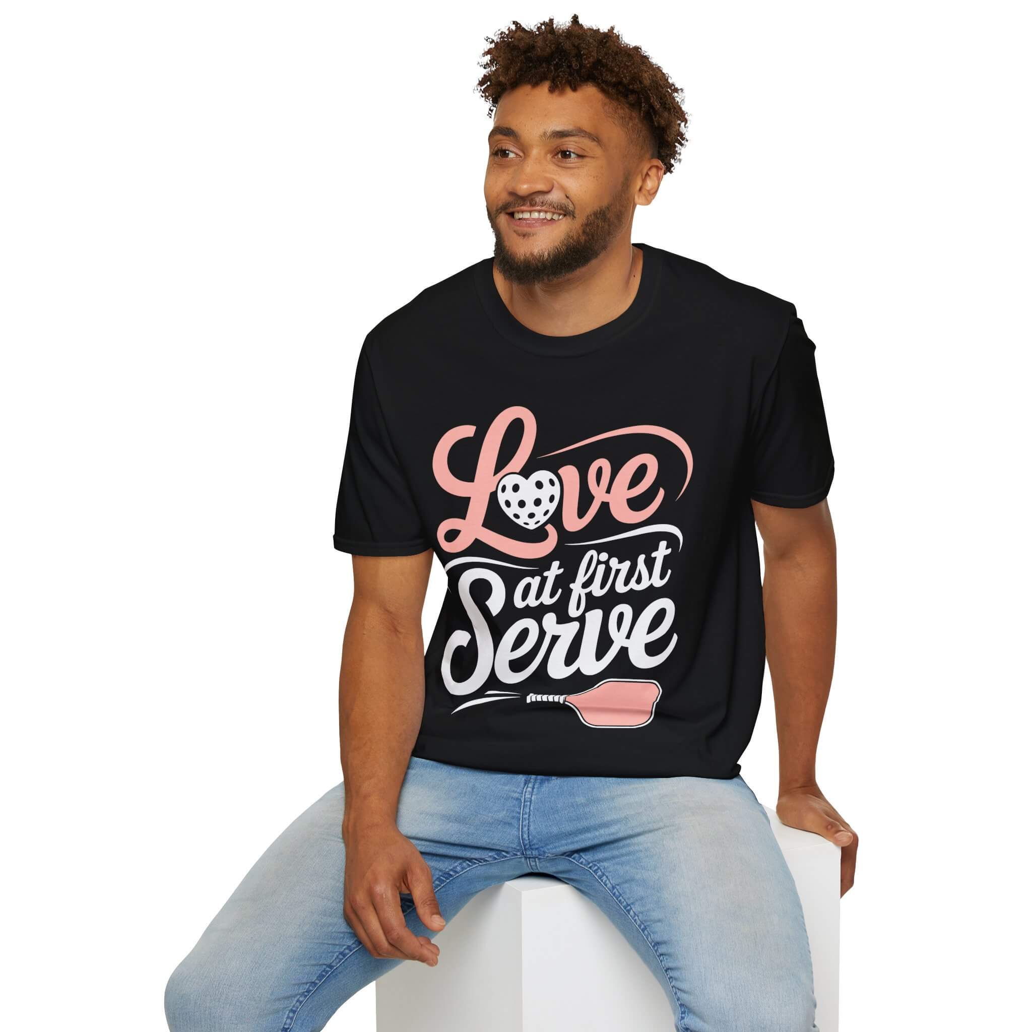 Love at First Serve - Pickleball Love T-Shirt